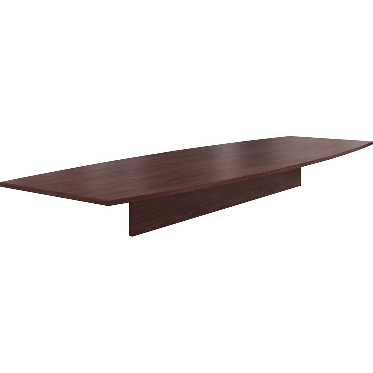 HON Preside Boat-Shaped Conference Table Top, 144inW, Mahogany - Image 3