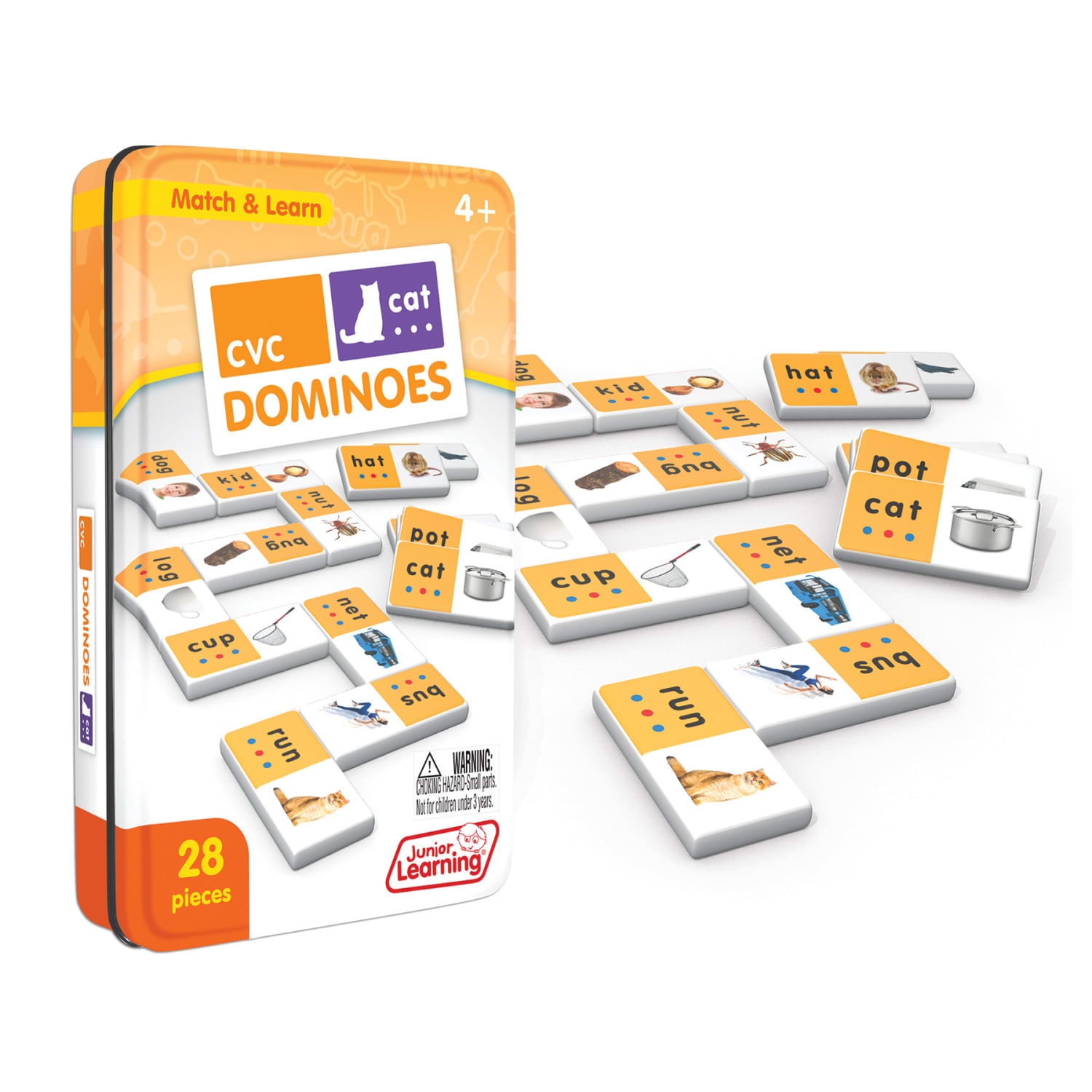 Junior Learning Cvc Match & Learn Dominoes, Pack Of 2 - Image 3