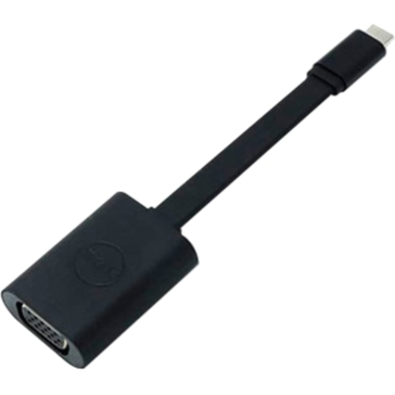 Dell USB/VGA Video Adapter - 1 x 24-pin Type C USB Male - 1 x 15-pin HD-15 VGA Female - Black - Image 3