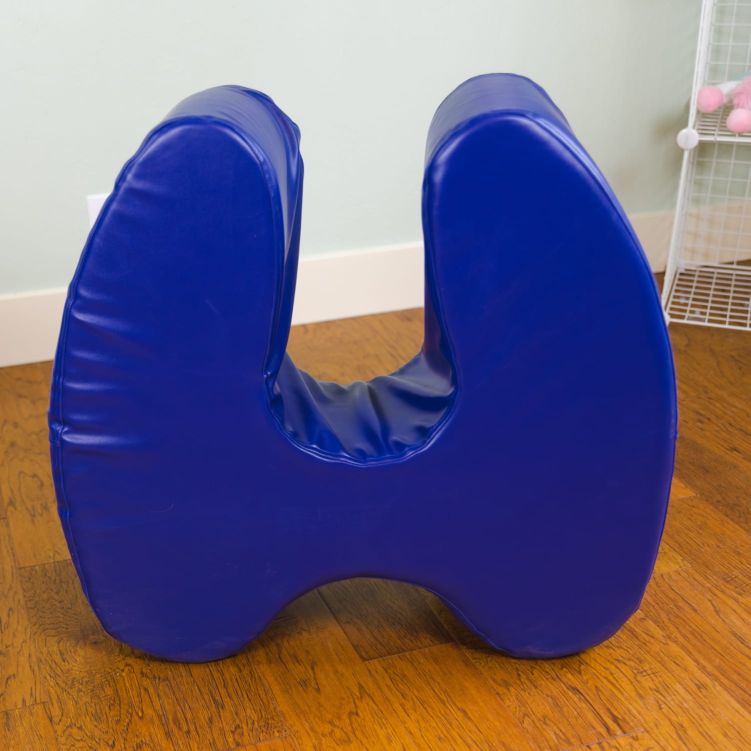 Bouncyband Soft Squeeze Sensory Chair 9inH x 26inW x 28inD Blue PopularChairscom Bouncyband Soft Squeeze Sensory Chair 9inH x 26inW x 28inD Blue PopularChairscom