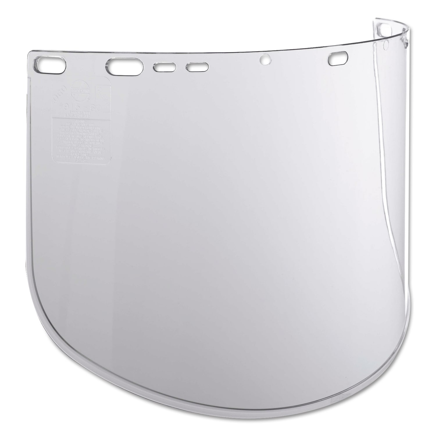 Jackson Safety F40 915-60 Propionate Face Shields, 15 1/2in x 9in, Clear, Case Of 50 - Image 3