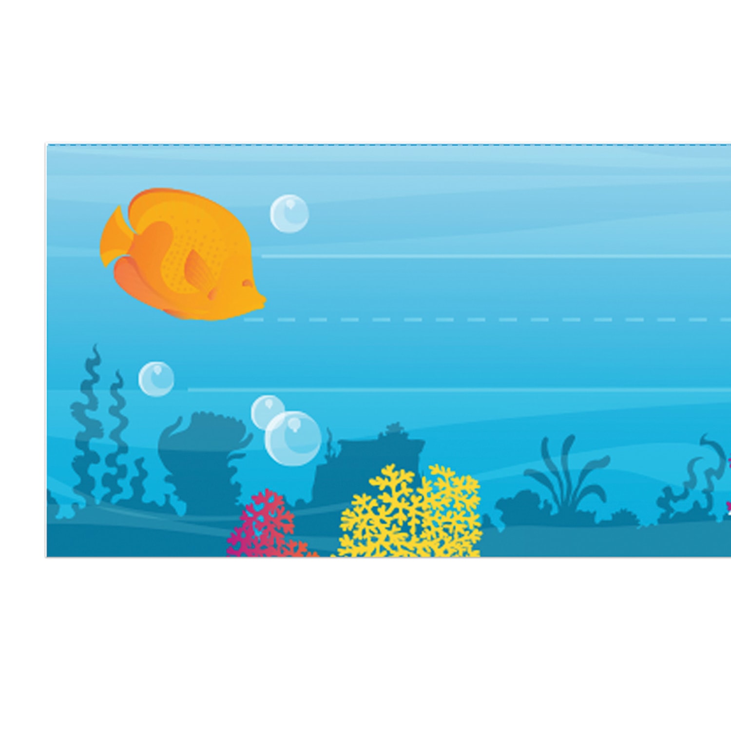 Eureka Tented Name Plates, 9-5/8in x 6-1/2in, Seas The Day, 36 Name Plates Per Pack, Bundle Of 6 Packs - Image 5