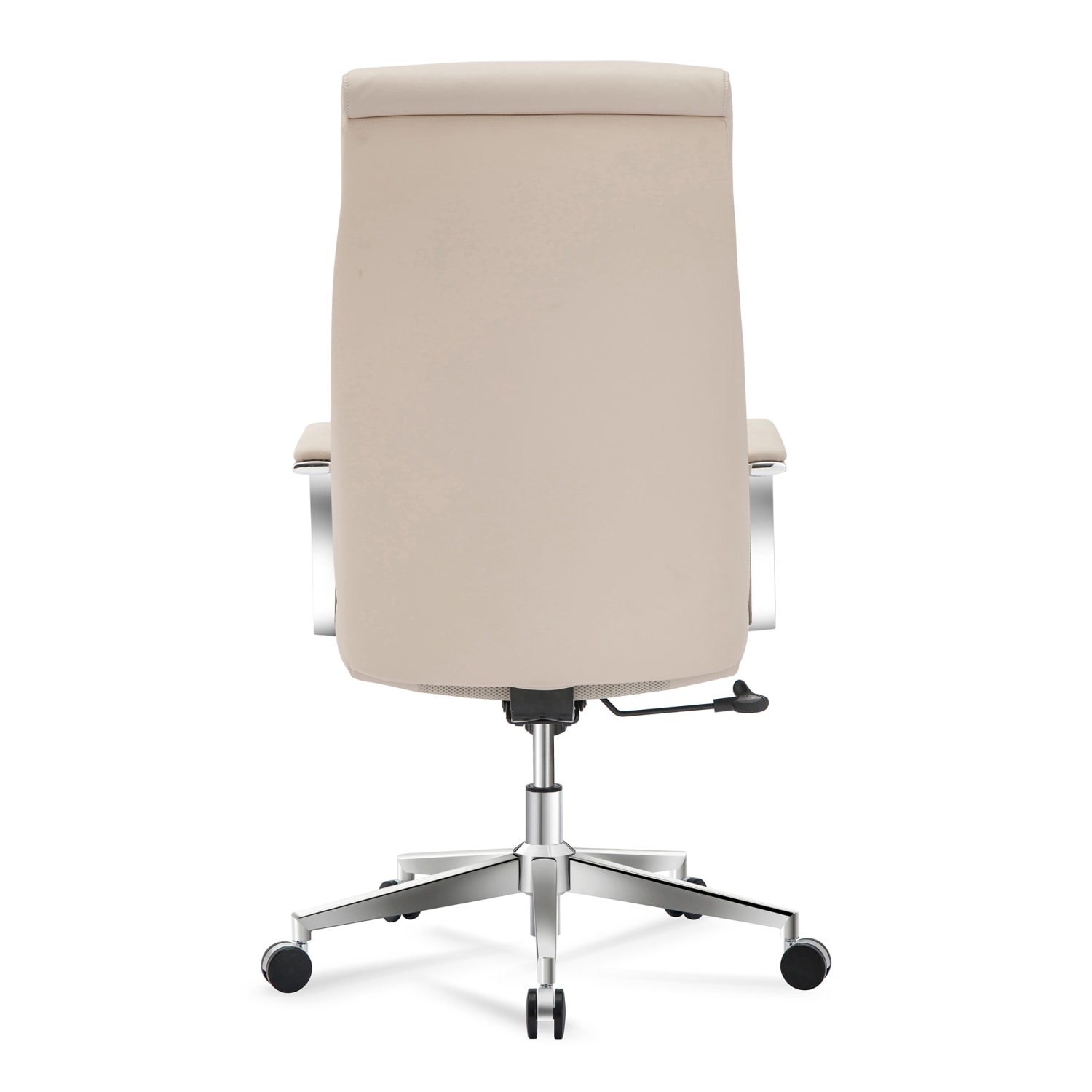 Realspace Modern Comfort Modee Vegan Leather High Back Executive Office Chair SandChrome BIFMA Compliant PopularChairscom