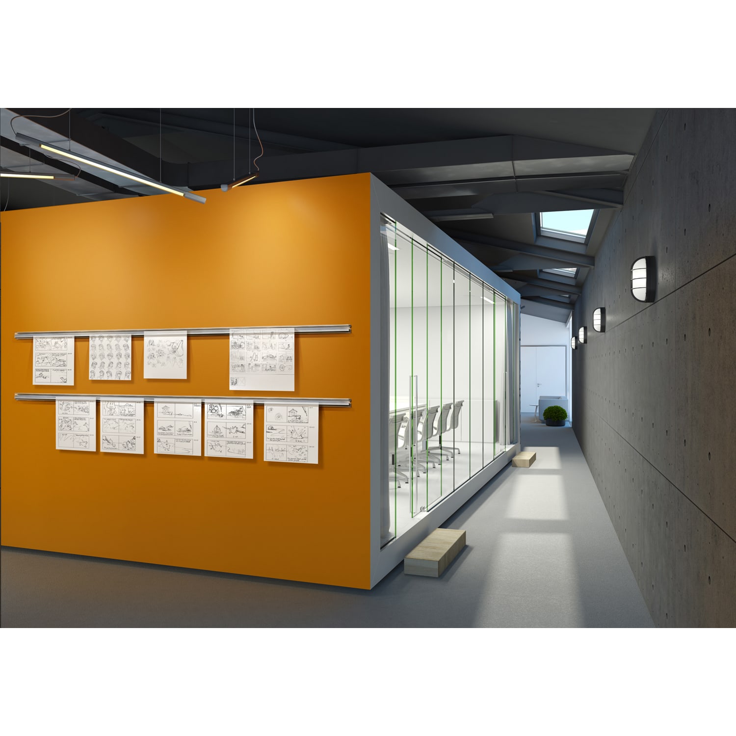 Ghent Hold-Up Display Rail, 72in - Image 5