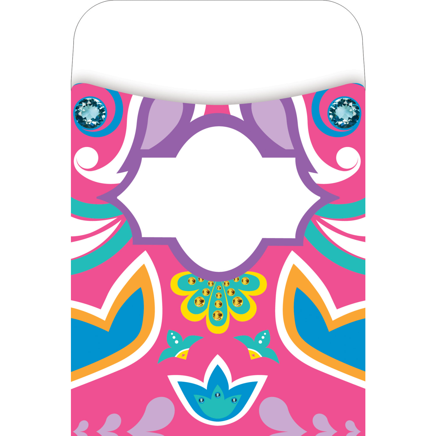 Barker Creek Peel & Stick Library Pockets, 3in x 5in, Bohemian, Pack Of 60 Pockets - Image 3