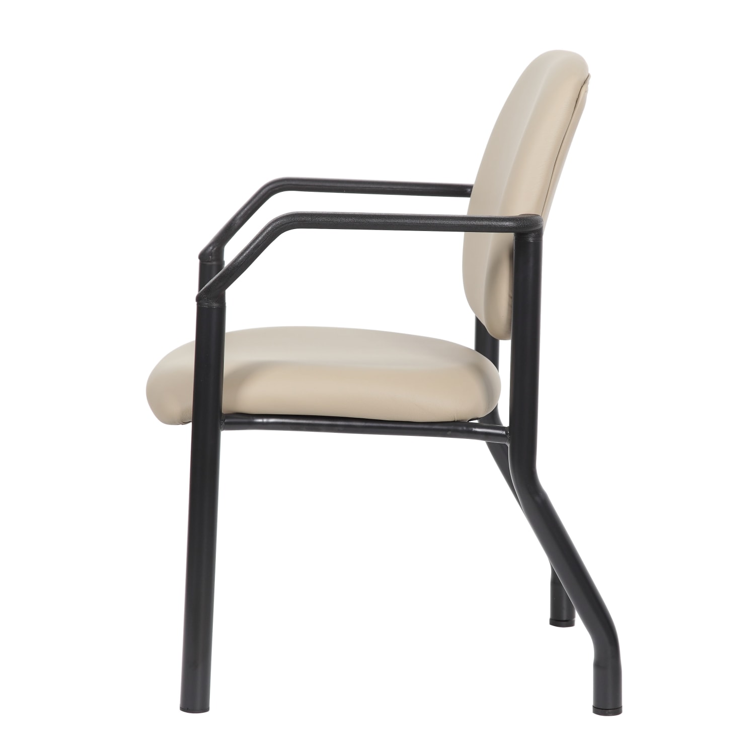 Boss Office Products MidBack Guest Chair With Arms Beige PopularChairscom Boss Office Products Mid Back Guest Chair With Arms Beige PopularChairscom