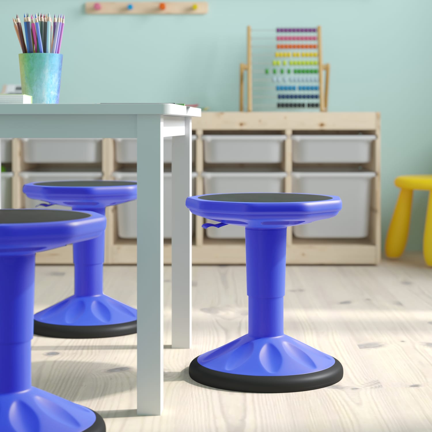 Flash Furniture Carter Adjustable Height Kids Flexible Active Stool Blue PopularChairscom Flash Furniture Carter Adjustable Height Kids Flexible Active Stool Blue PopularChairscom