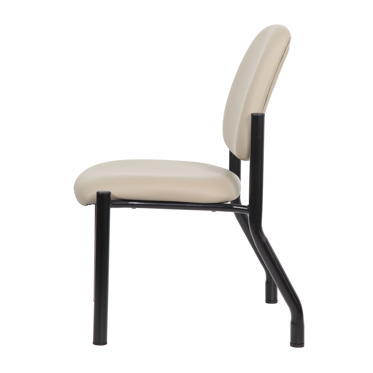 Boss Office Products MidBack Armless Guest Chair Beige PopularChairscom Boss Office Products Mid Back Armless Guest Chair Beige PopularChairscom