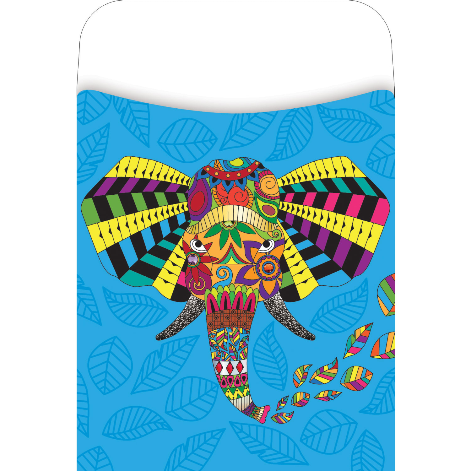 Barker Creek Peel & Stick Library Pockets, 3in x 5in, Boho Animals, Pack Of 60 Pockets - Image 3