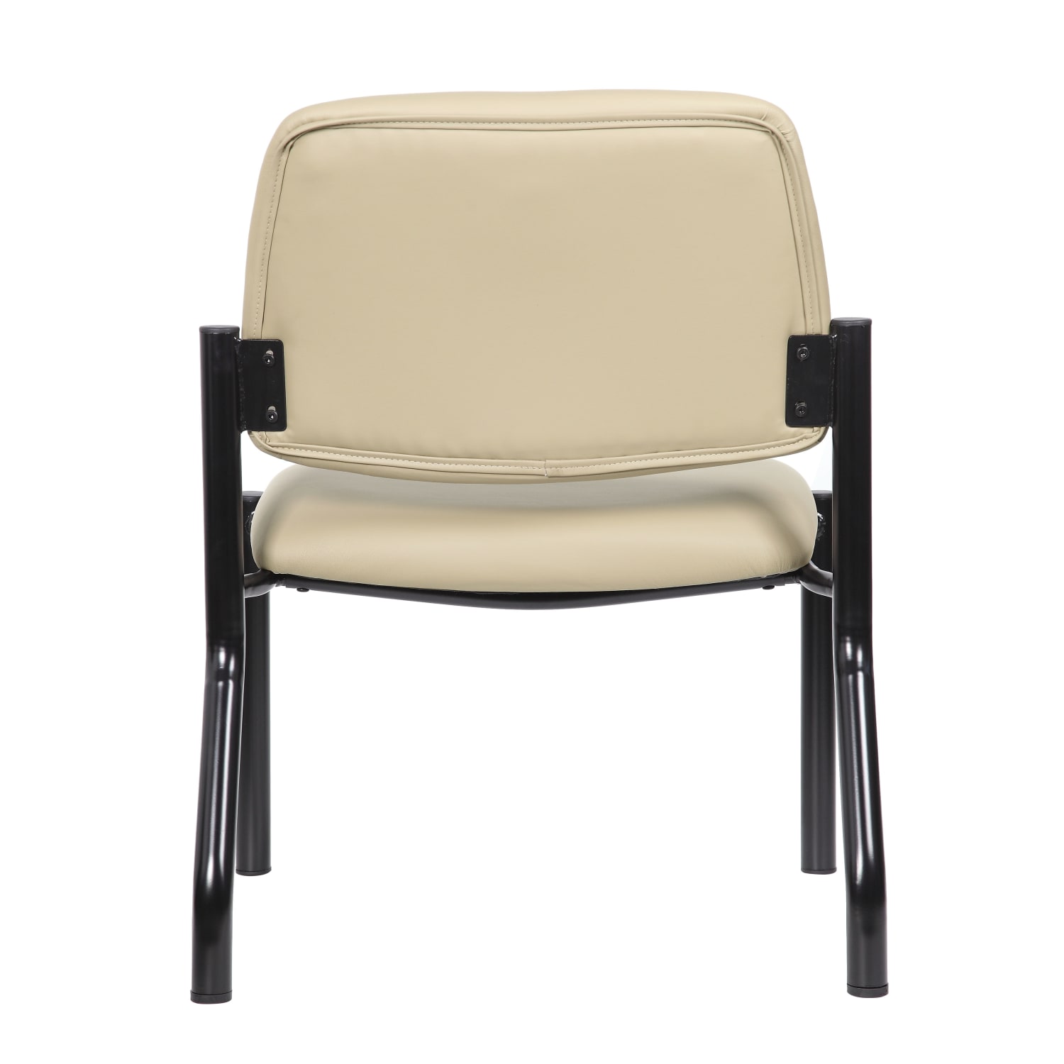 Boss Office Products Heavy-Duty Mid-Back Armless Guest Chair, Beige - Image 5