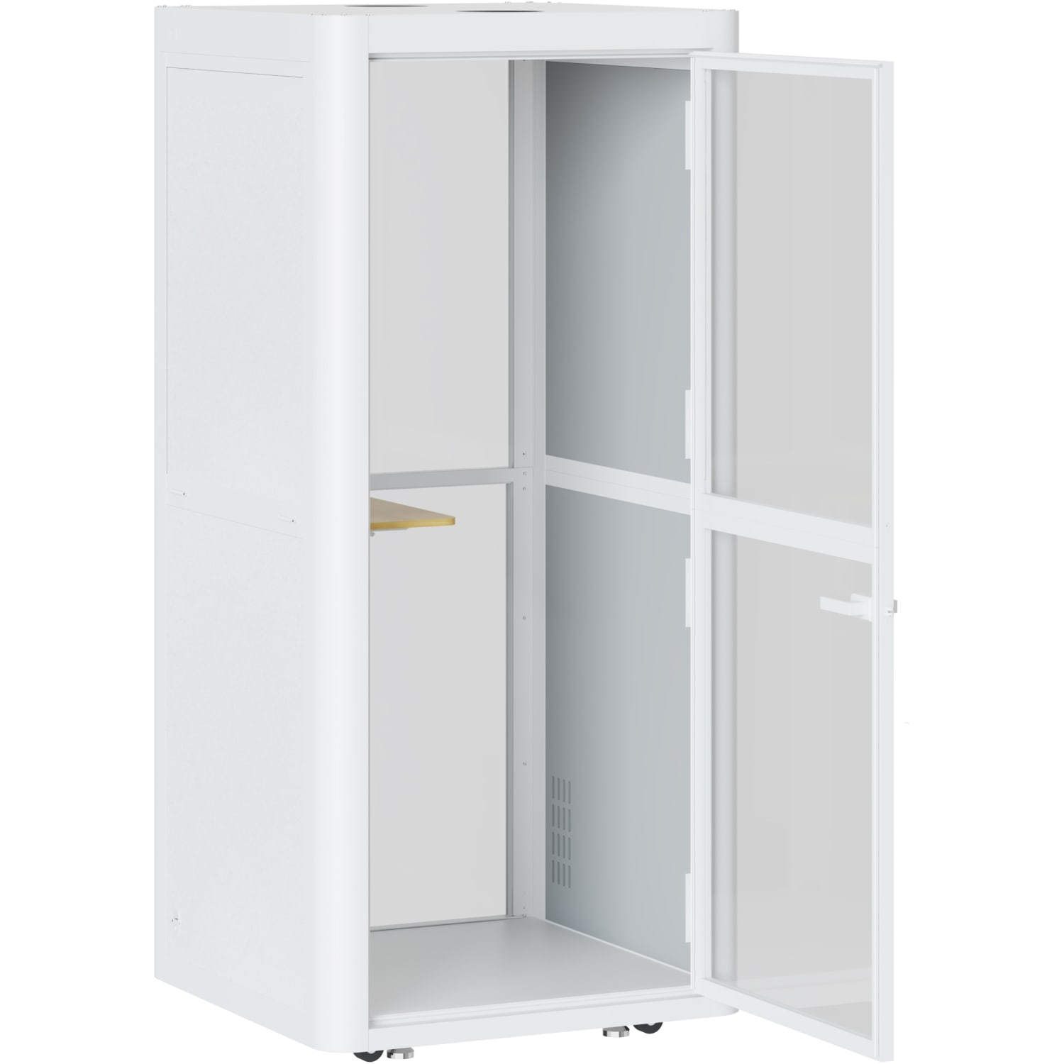 FlexiSpot EP1F Soundproof Booth, White, 89in x 40in - Image 3