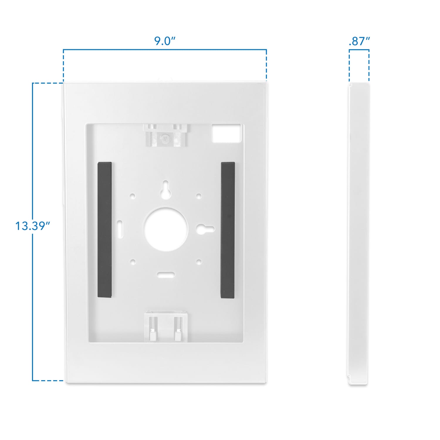 Mount-It! Anti-Theft Tablet Wall Mount For iPad, iPad Air & iPad Pro, 1-1/2inH x 9inW x 13-1/2inD, White - Image 6