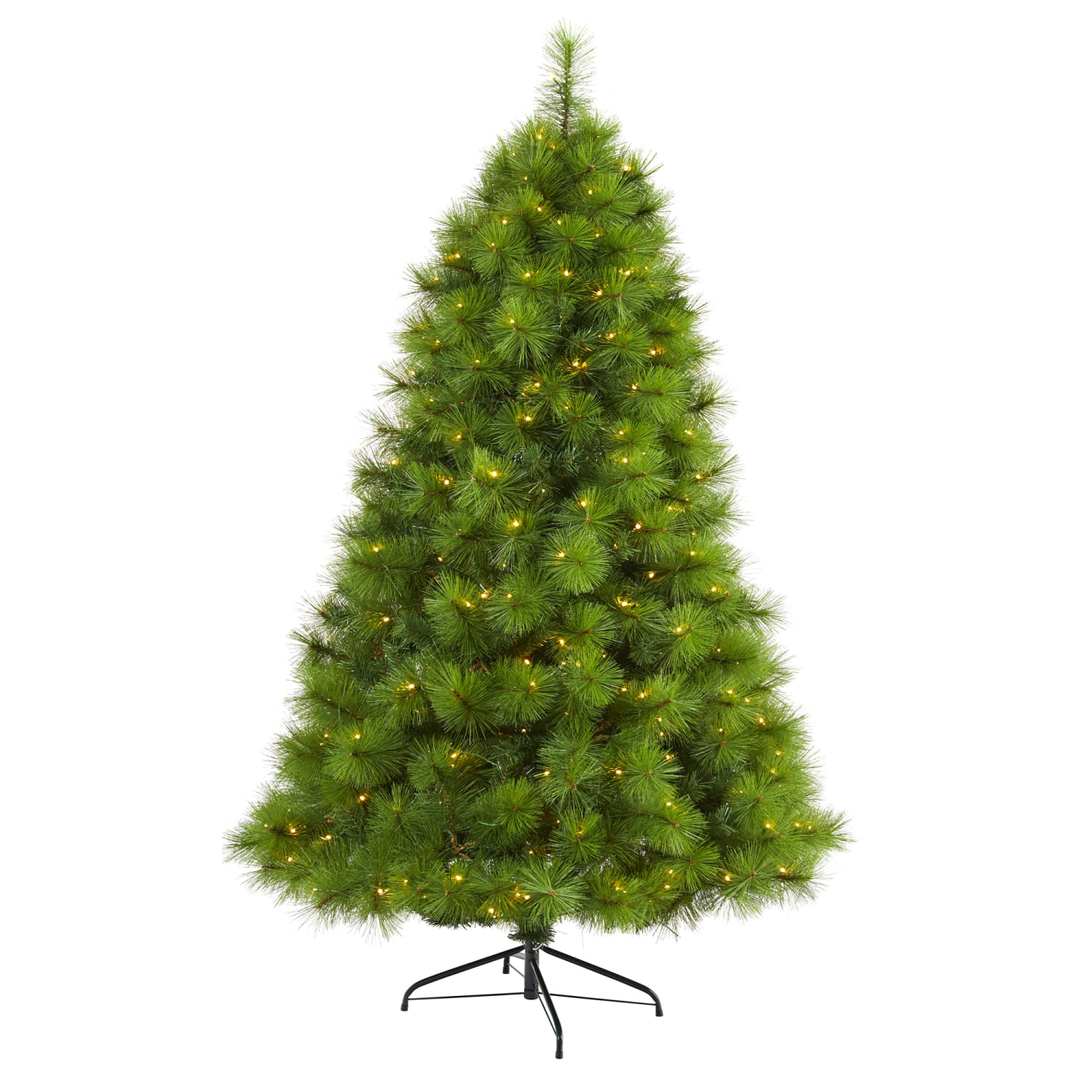 Nearly Natural Green Scotch Pine Artificial Christmas Tree, 6ft - Image 4