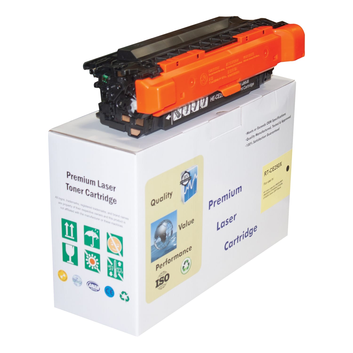 M&A Global Remanufactured Black High Yield Toner Cartridge Replacement For HP 504X, CE250X, CE250X-CMA - Image 3