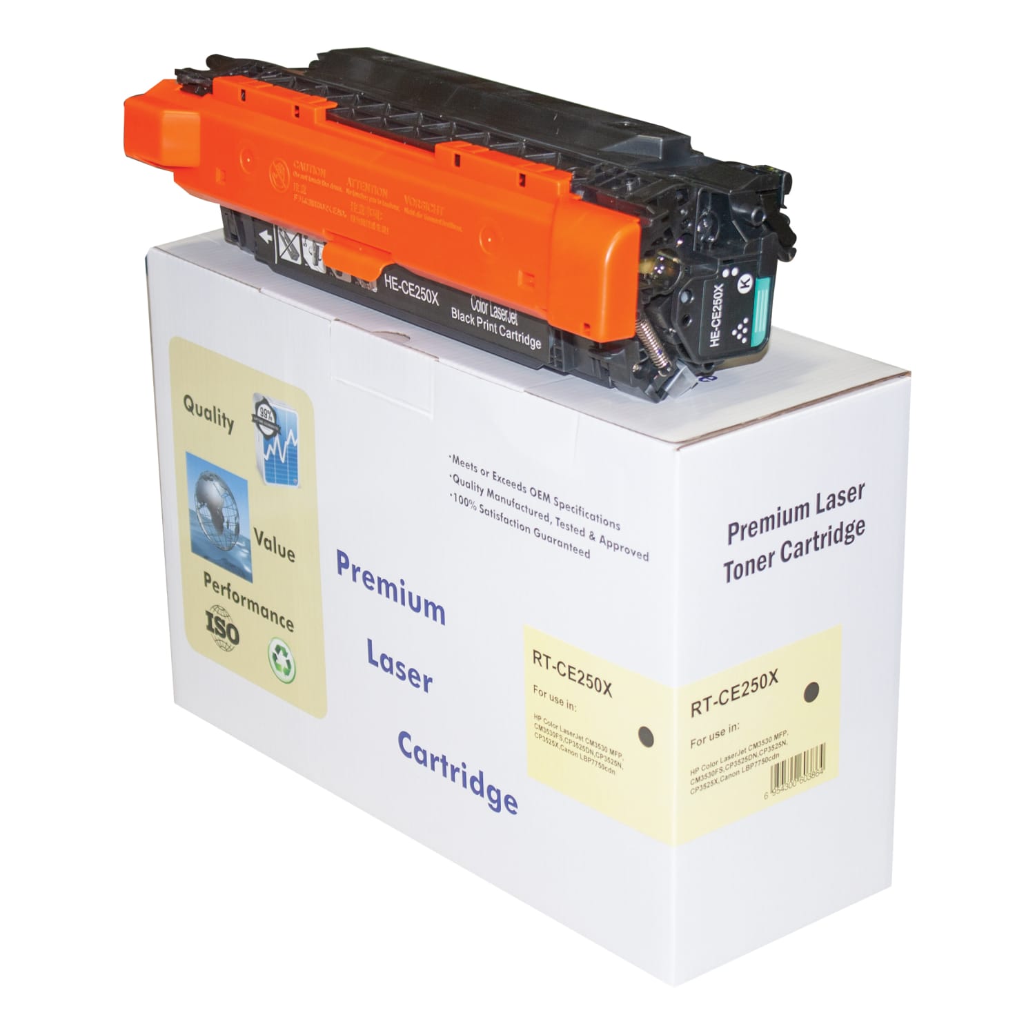 M&A Global Remanufactured Black High Yield Toner Cartridge Replacement For HP 504X, CE250X, CE250X-CMA - Image 4