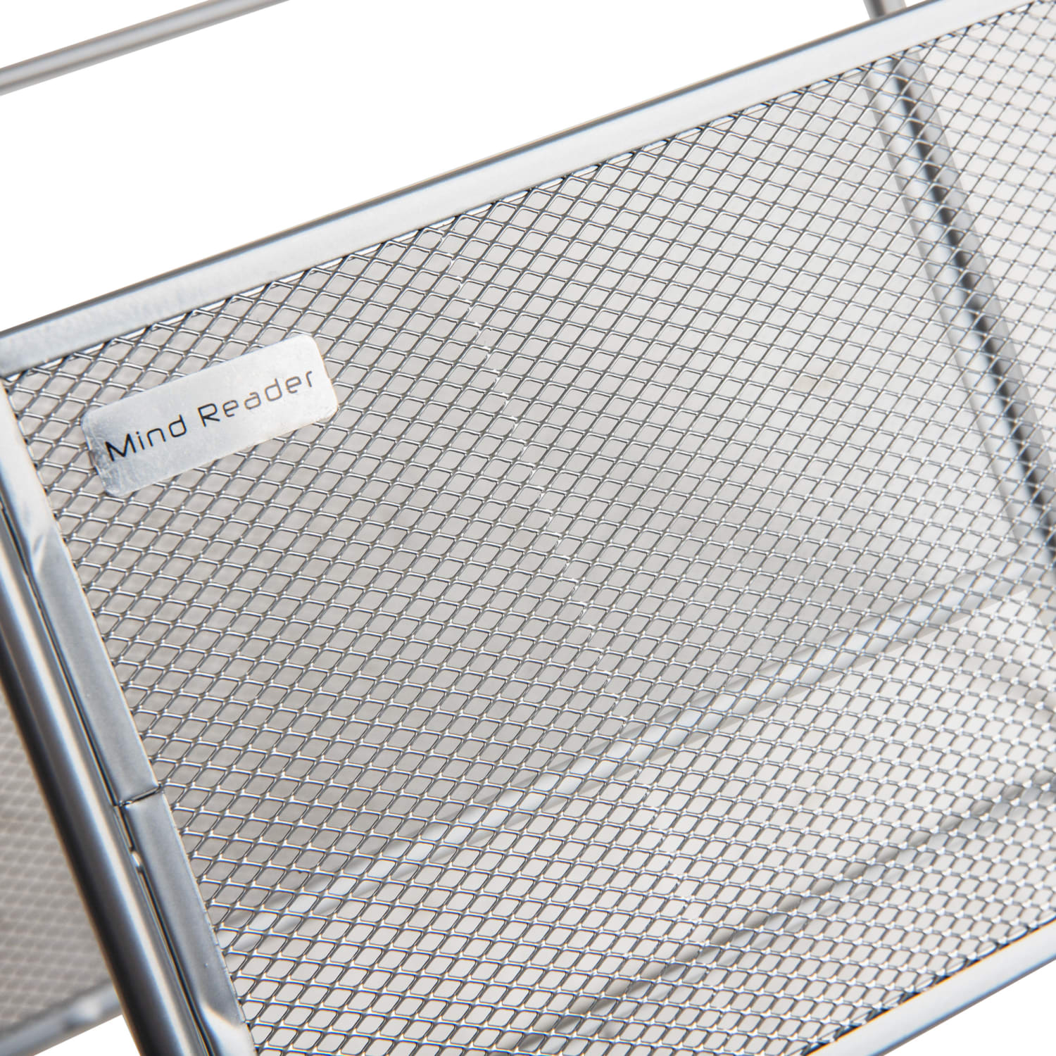 Mind Reader Hanging File Folder Organizer, 10-1/4inH x 9-3/4inW x 13inD, Silver - Image 6
