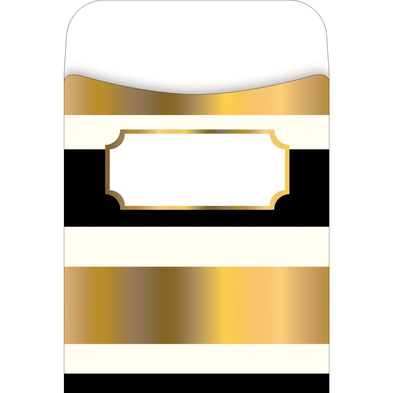 Barker Creek Peel & Stick Library Pockets, 3in x 5in, Gold, Pack Of 60 Pockets - Image 4