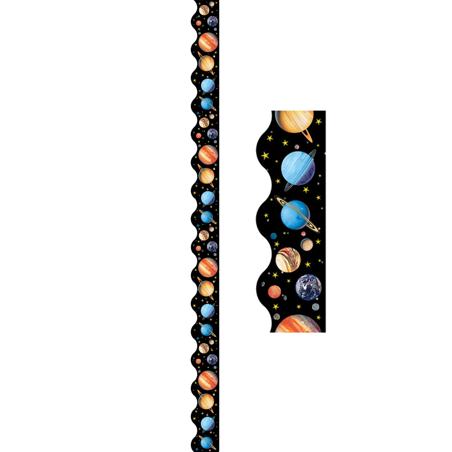 Teacher Created Resources Scalloped Border Trim Packs, 35', Solar System, Set Of 6 Packs - Image 4