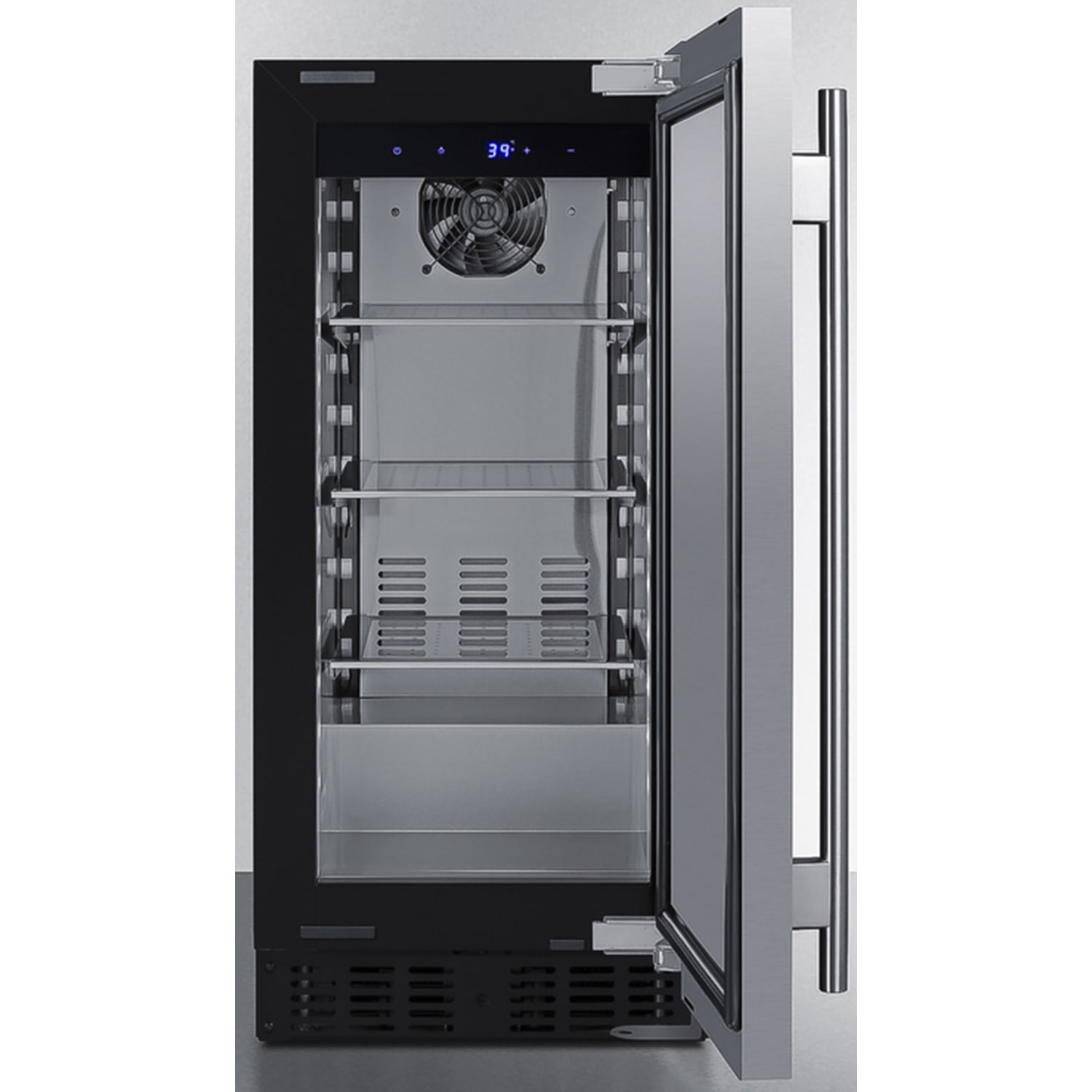 Summit Appliances 1.7 Cu. Ft. Wide All-Refrigerator, Silver - Image 3