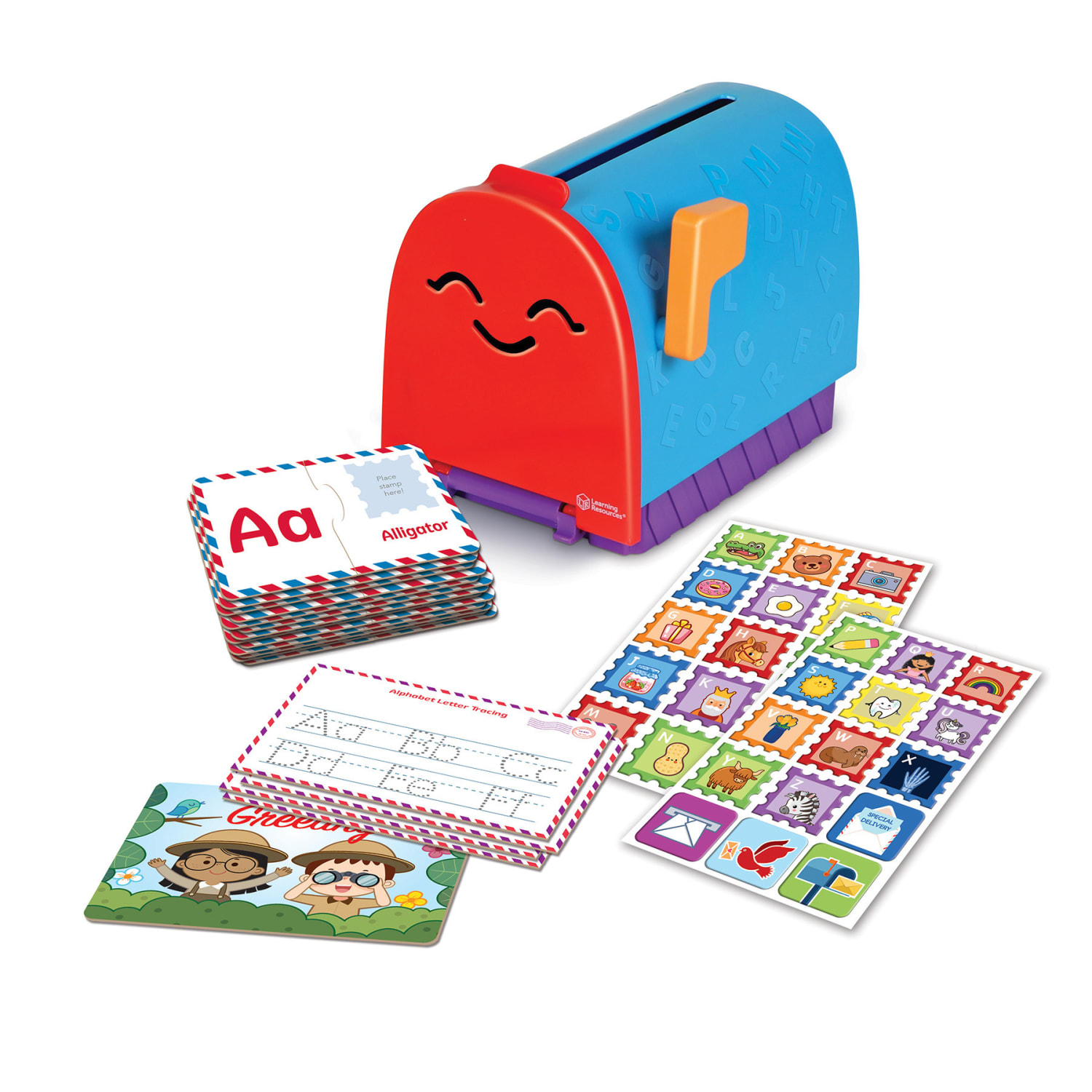Learning Resources Alphabet Learning Mailbox, Multicolor - Image 3