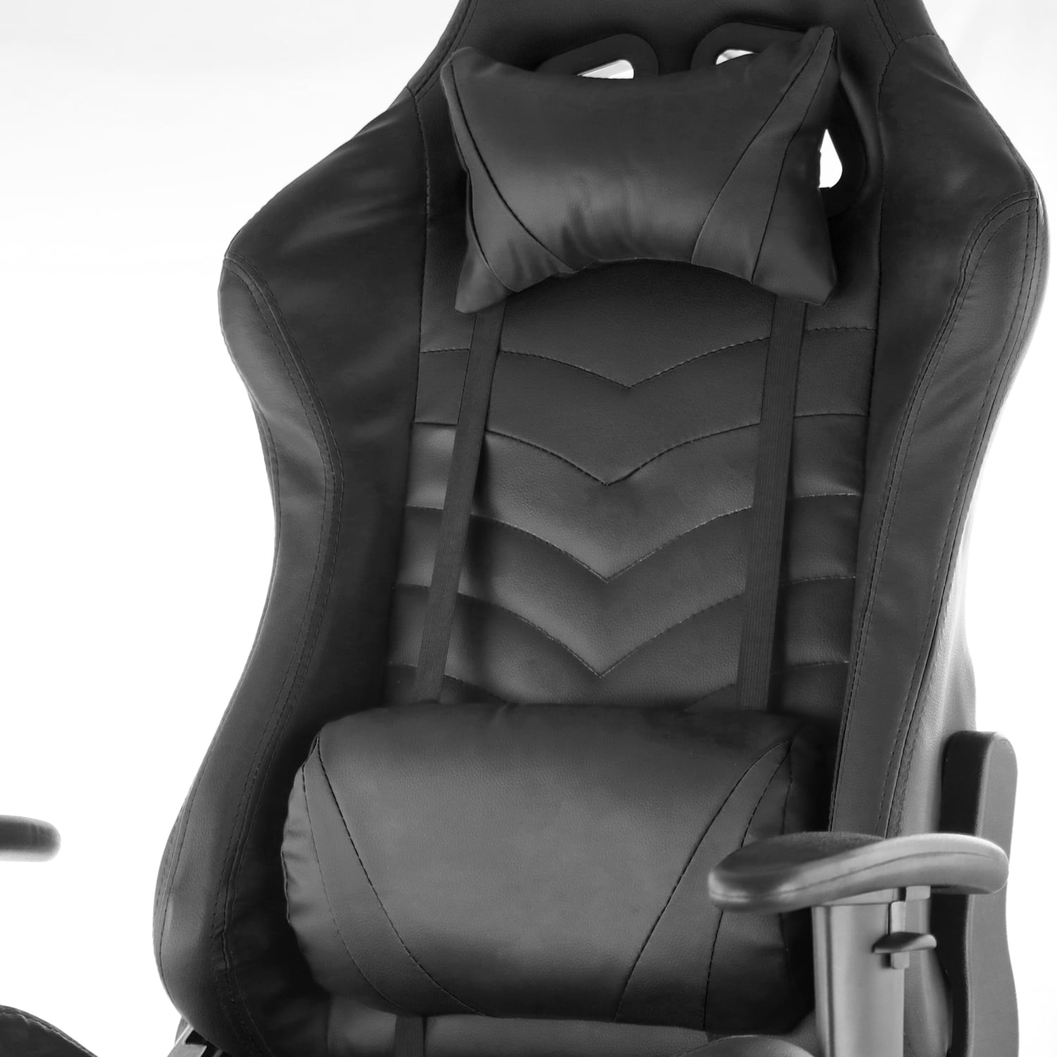 GameFitz Ergonomic Faux Leather Gaming Chair Black PopularChairscom GameFitz Ergonomic Faux Leather Gaming Chair Black PopularChairscom