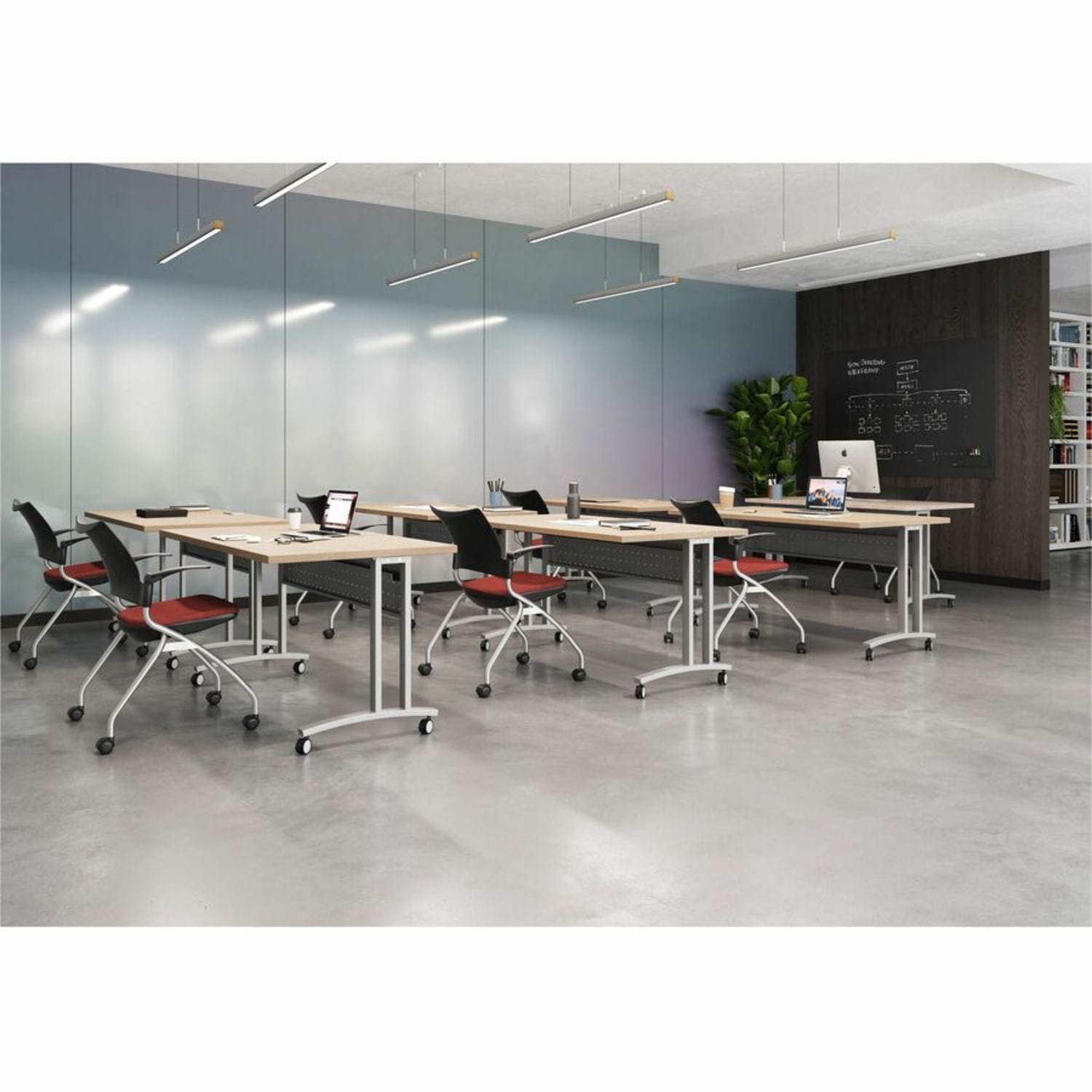 Special-T Low-Pressure Laminate Tabletop - Crema Maple Rectangle Top - 24in Table Top Length x 60in Table Top Width - Low Pressure Laminate (LPL) Top Material - 1 Each - Image 4