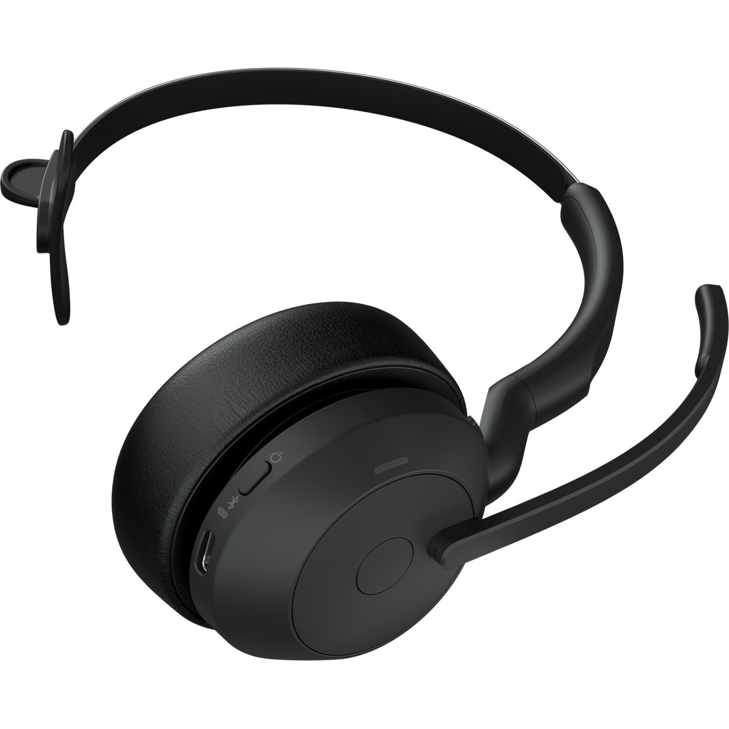 Jabra Evolve2 55 Headset - Mono - Wireless - Bluetooth - 98.4 ft - 20 Hz to 20 kHz - On-ear - Monaural - 2559988999901 - Image 5