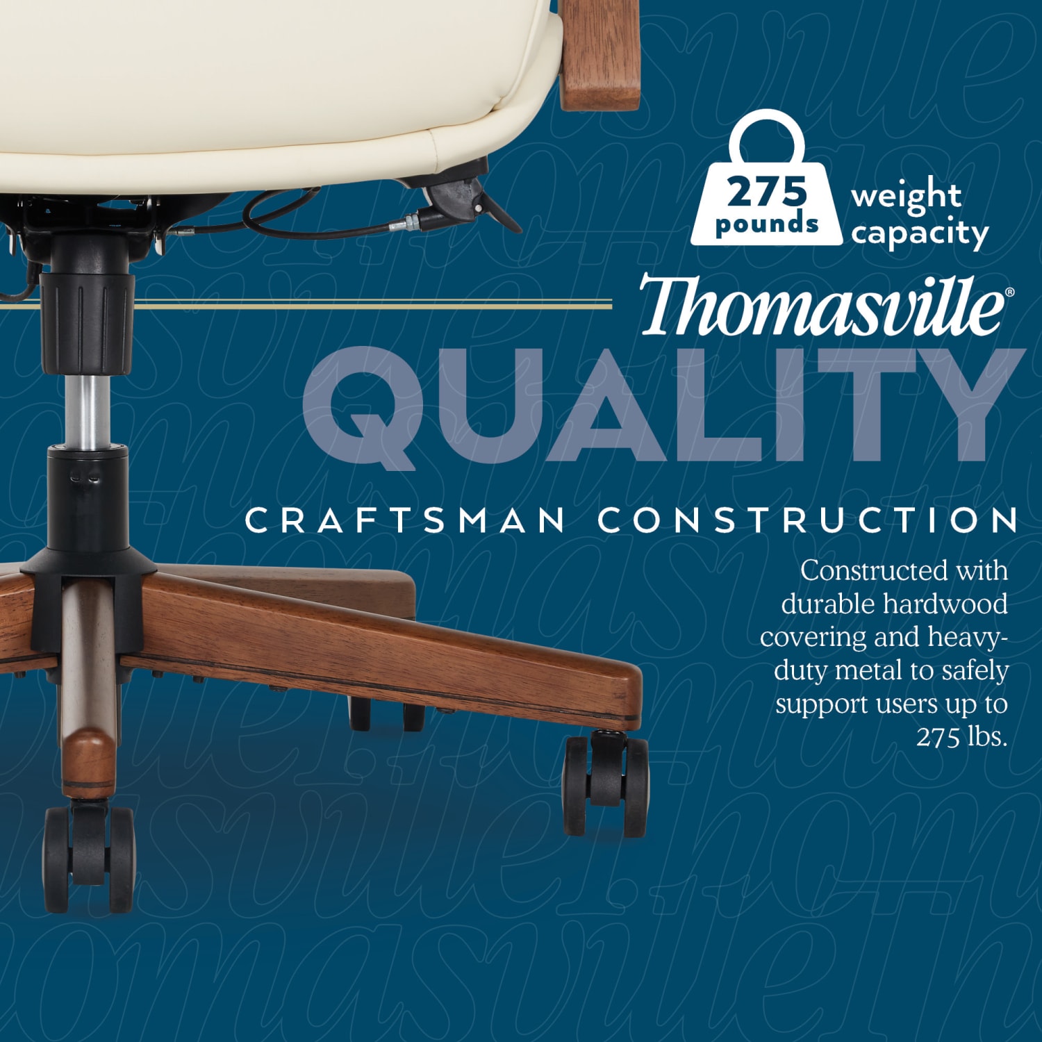 Thomasville Fendley Ergonomic Faux Leather MidBack Office Chair Cream PopularChairscom Thomasville Fendley Ergonomic Faux Leather Mid Back Office Chair Cream PopularChairscom