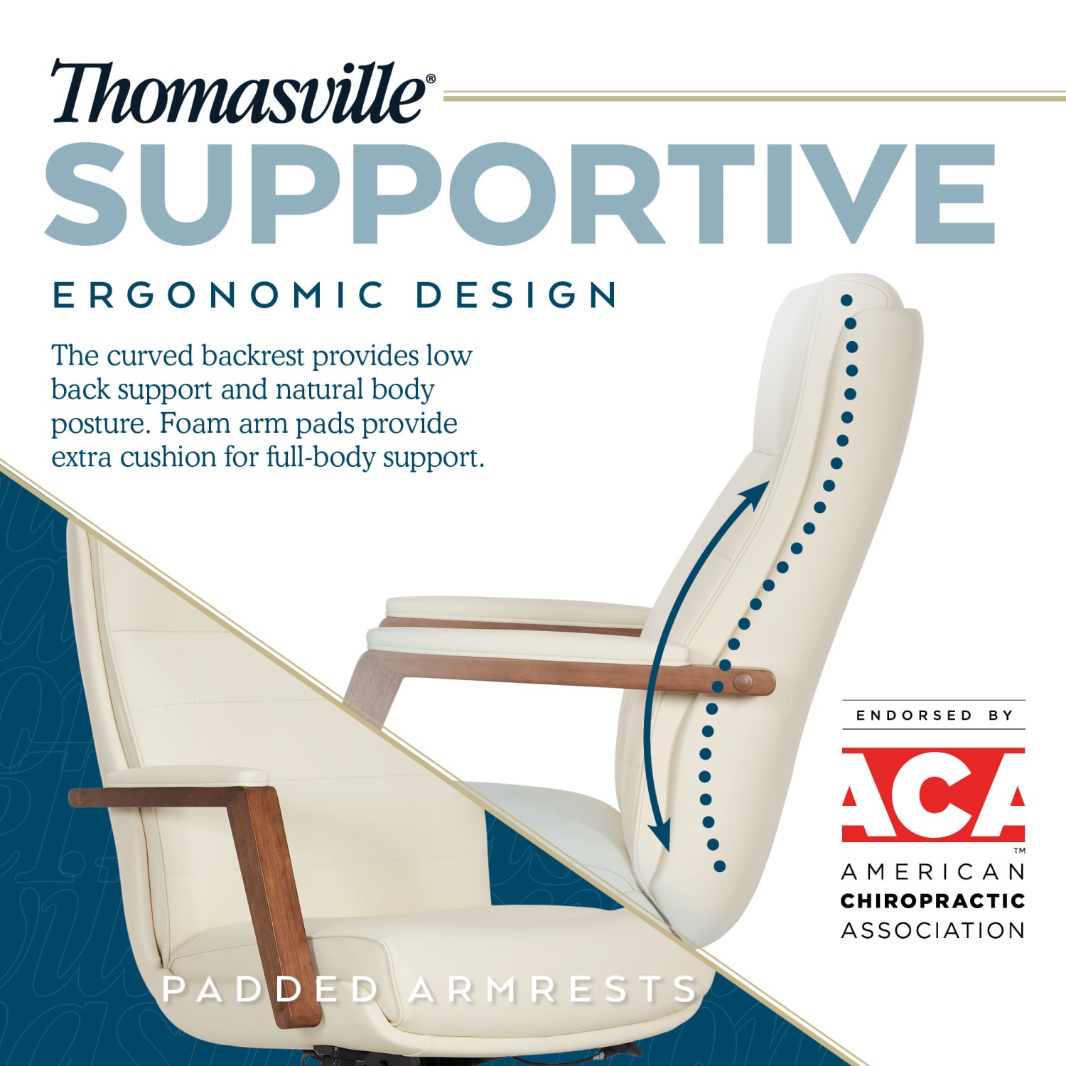 Thomasville Fendley Ergonomic Faux Leather MidBack Office Chair Cream PopularChairscom Thomasville Fendley Ergonomic Faux Leather Mid Back Office Chair Cream PopularChairscom
