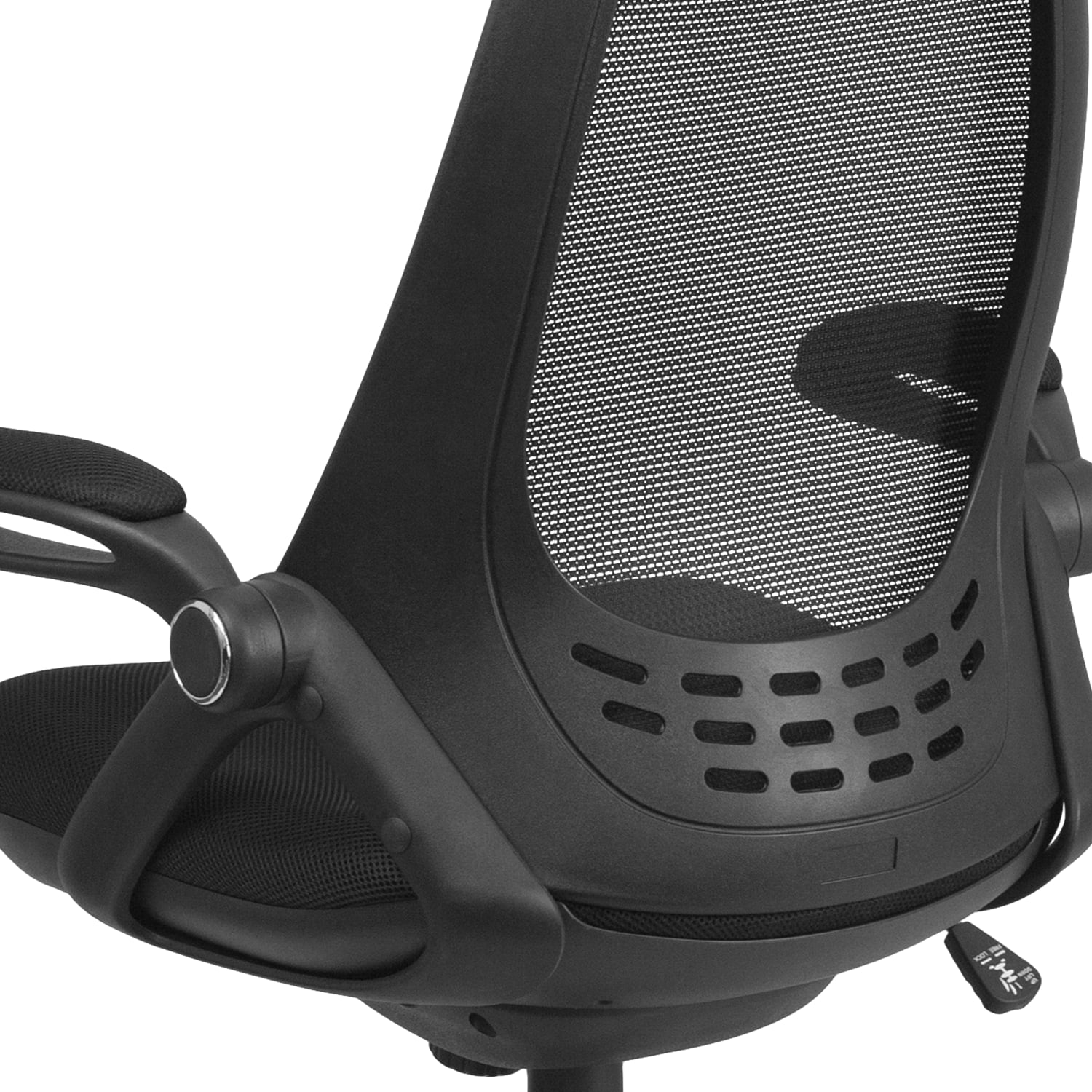 Flash Furniture Mesh HighBack Swivel Chair Black PopularChairscom Flash Furniture Mesh High Back Swivel Chair Black PopularChairscom