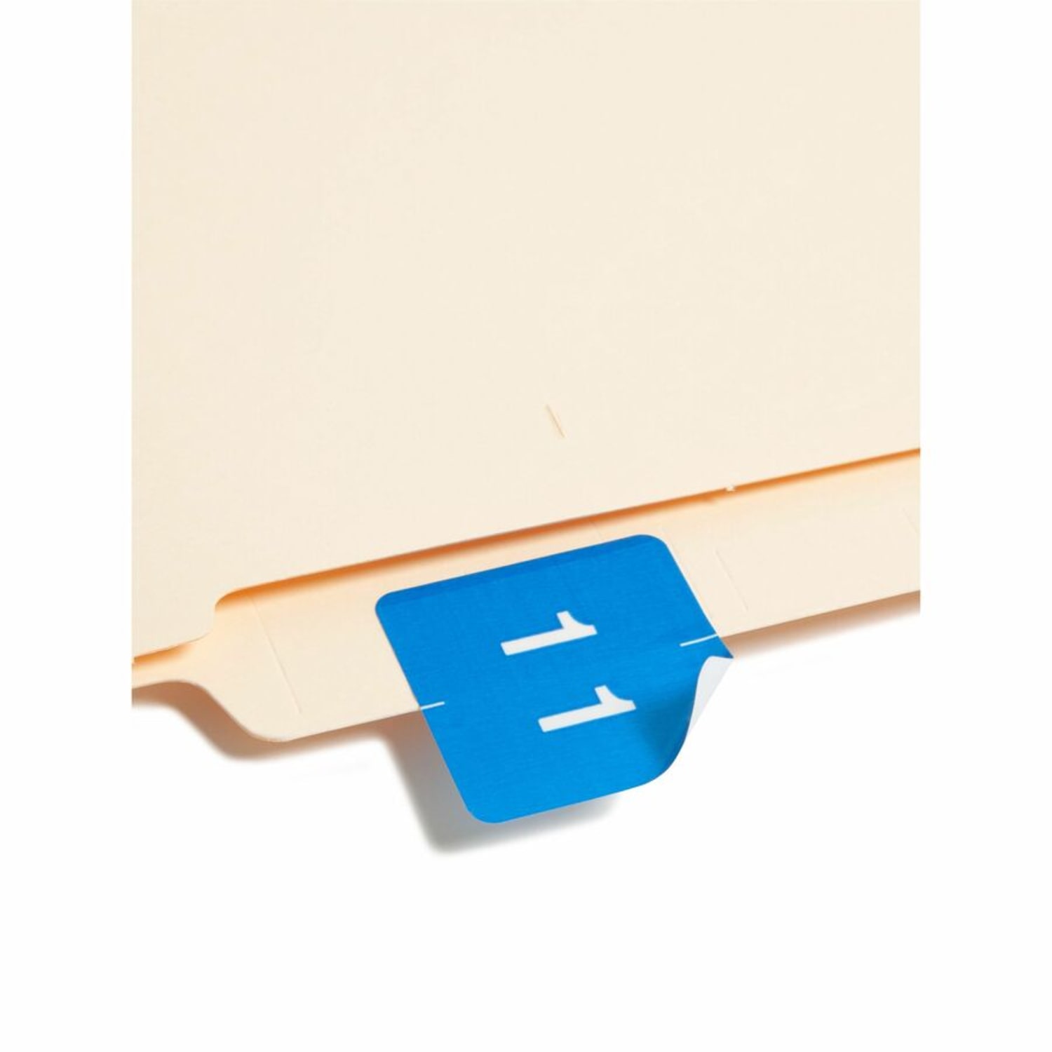 Smead DCC and DCCRN Color-Coded Numeric Labels, SMD67421, "Number", 1 1/2inW x 1 1/2inL, Light Blue, 250 Per Roll - Image 5
