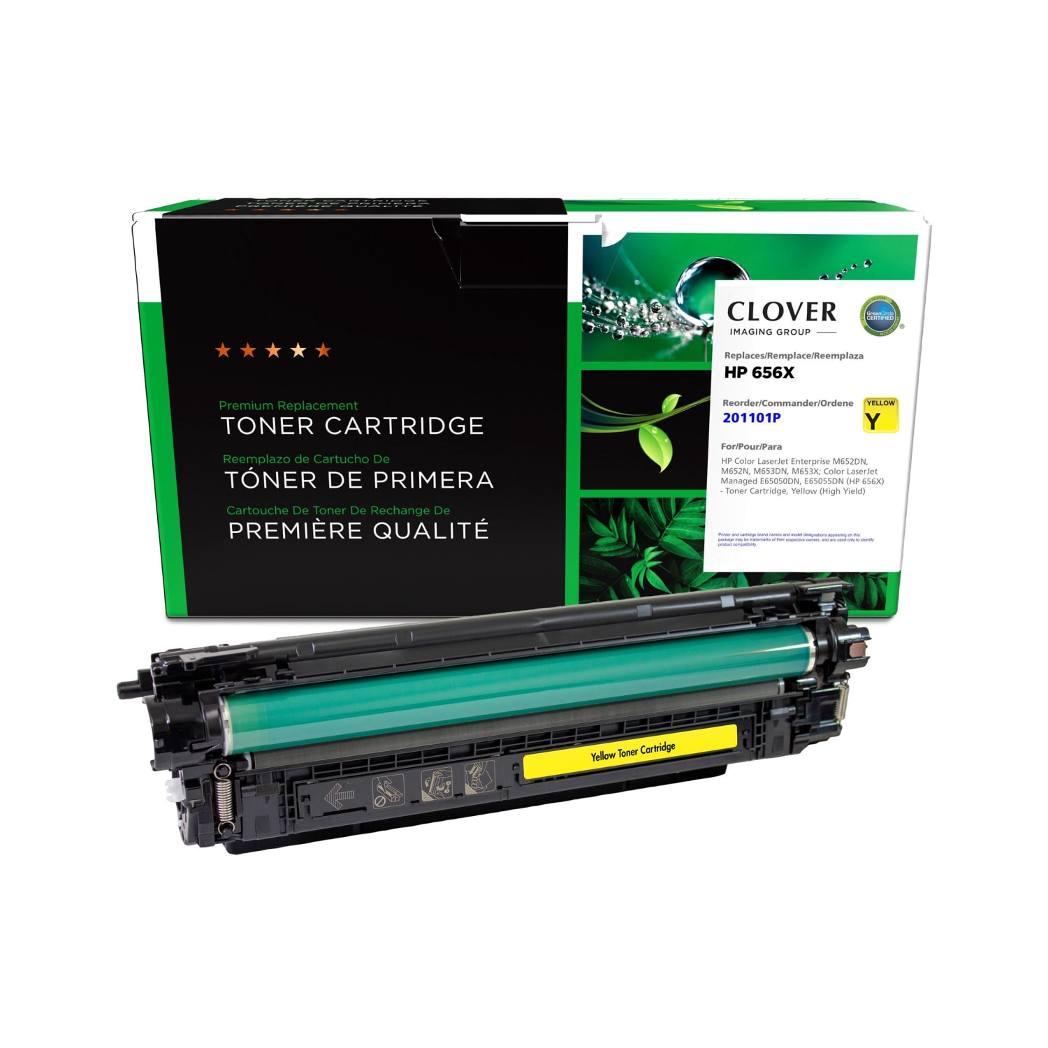 Office Depot Remanufactured Yellow High Yield Toner Cartridge Replacement For HP 656X, OD656XY - Image 3