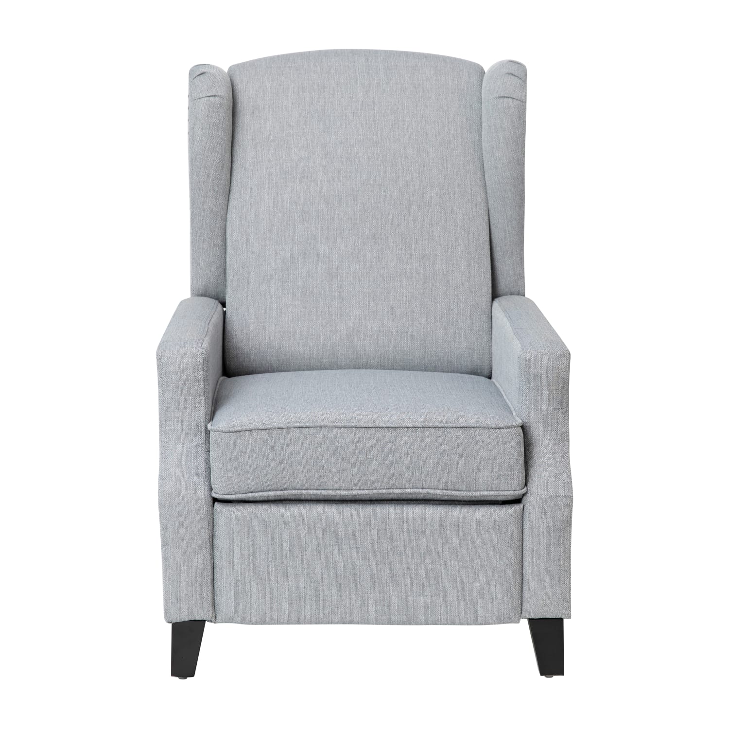 Flash Furniture Prescott Traditional Style Slim PushBack Recliner Accent Chair Gray PopularChairscom Flash Furniture Prescott Traditional Style Slim Push Back Recliner Accent Chair Gray PopularChairscom
