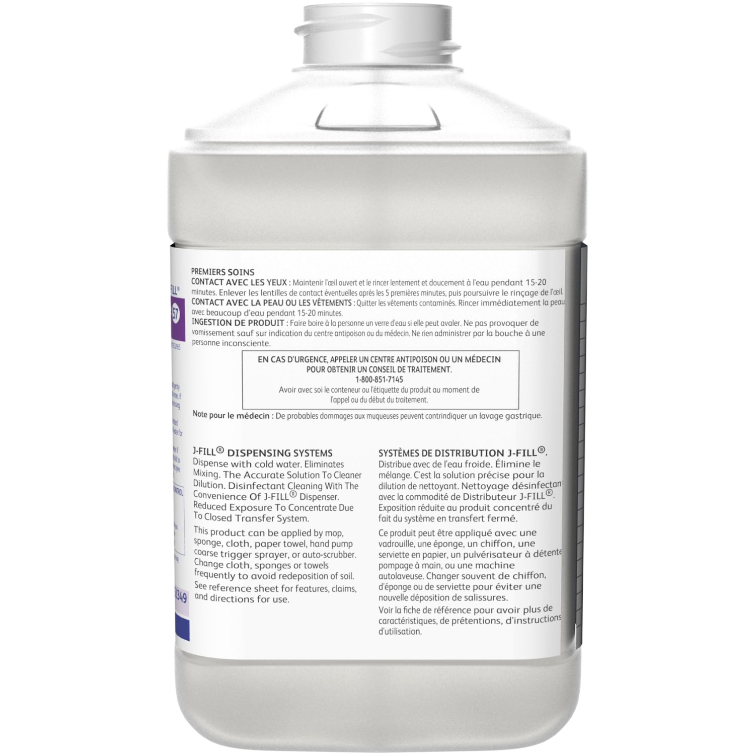 Diversey Oxivir Five 16 Concentrate 1-Step Disinfectant Cleaner, 84.5 Oz Bottle, Pack Of 2 Bottles - Image 4