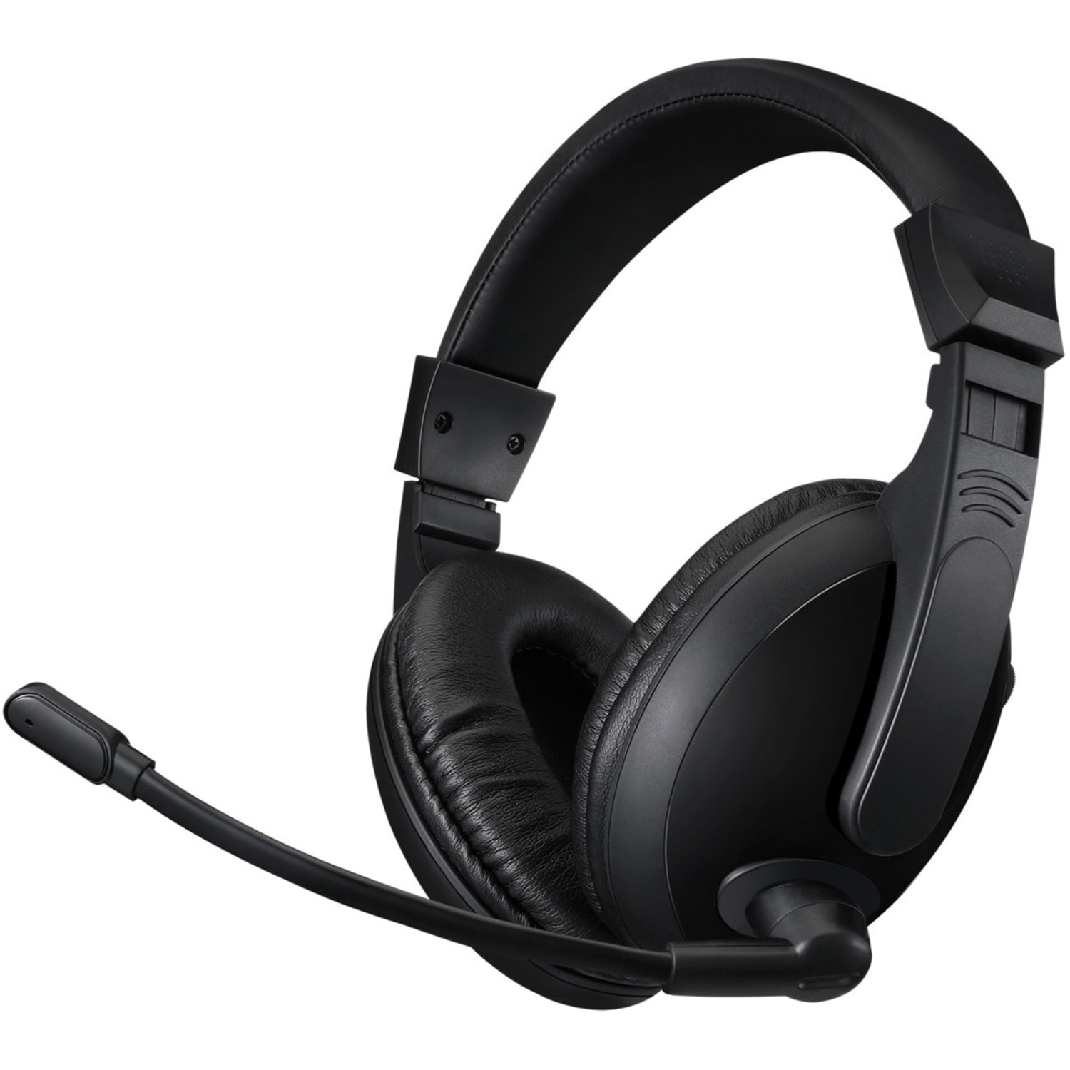 Adesso Xtream H5U - USB Stereo Headset with Microphone - Noise Cancelling - Wired- Lightweight - Works with Computer, Tablet and Smartphone. Ideal