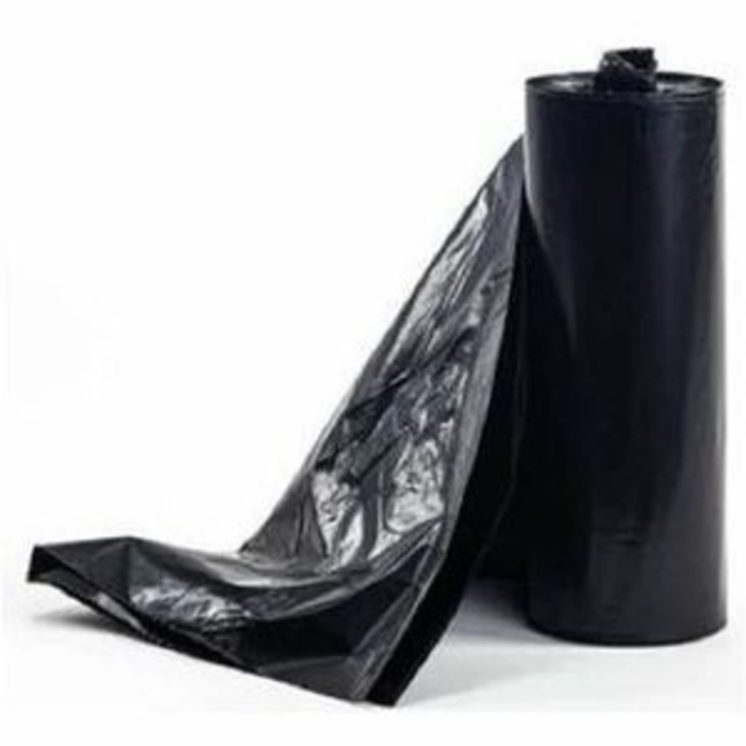 MultiPlast Systems Low Density Can Liners, 60 Gallon, 38 x 58 , 20% Recycled, Black, 10 Bags Per Pack, Case Of 10 Packs - Image 3
