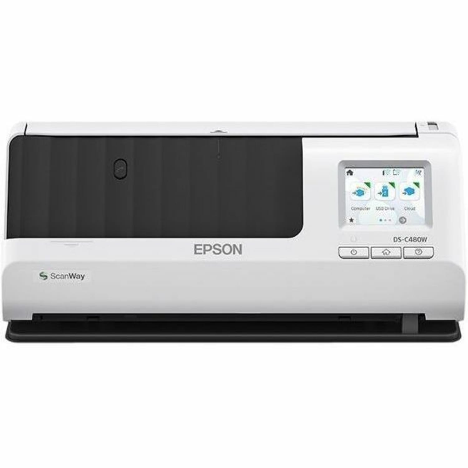 Epson DS-C480W Sheetfed Scanner - 600 dpi Optical - 10-bit Color - 30 ppm (Mono) - 30 ppm (Color) - Duplex Scanning - USB - Image 3