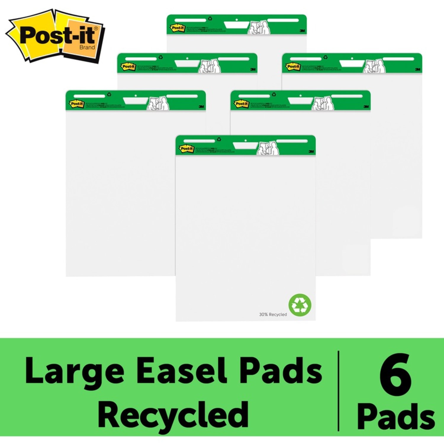 Post-it Self-Adhesive Easel Pad, 25in x 30in, 30 Sheets Per Pad, Pack Of 6 - Image 6