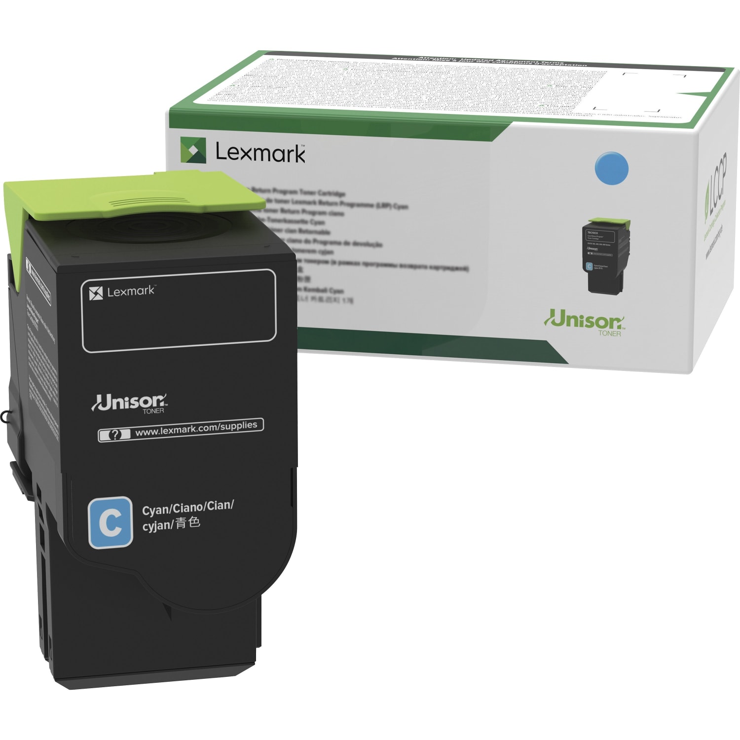 Lexmark C2310C0 Cyan Return Program Toner Cartridge - Image 3