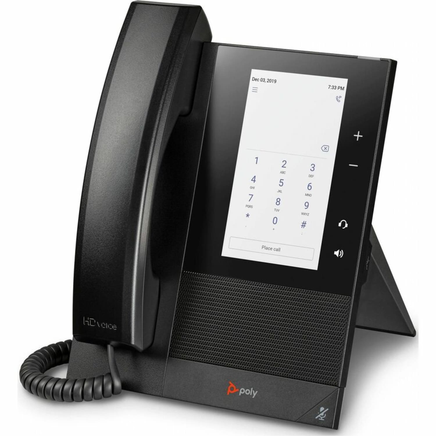 Poly CCX 400 Business Media Phone for Microsoft Teams and PoE-enabled GSA/TAA - 24 x Total Line - VoIP - 5in LCD - 2 x Network (RJ-45) - PoE Ports - Image 3