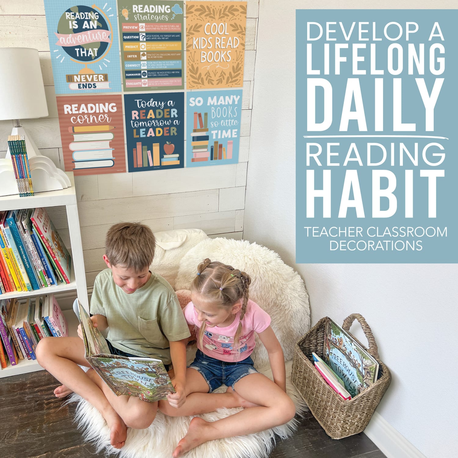 Hadley Designs Posters, Colorful Pastel Reading, Set Of 6 - Image 5
