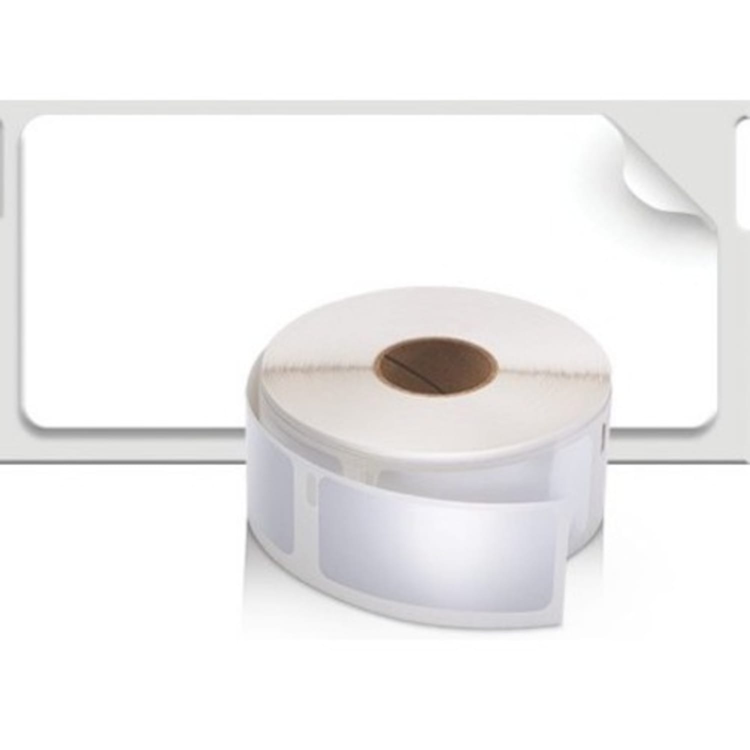 Dymo LabelWriter Multipurpose Label - 1in Height x 2 1/8in Width - Rectangle - Thermal - White, Black - 500 / Roll - 12 Roll - Image 3