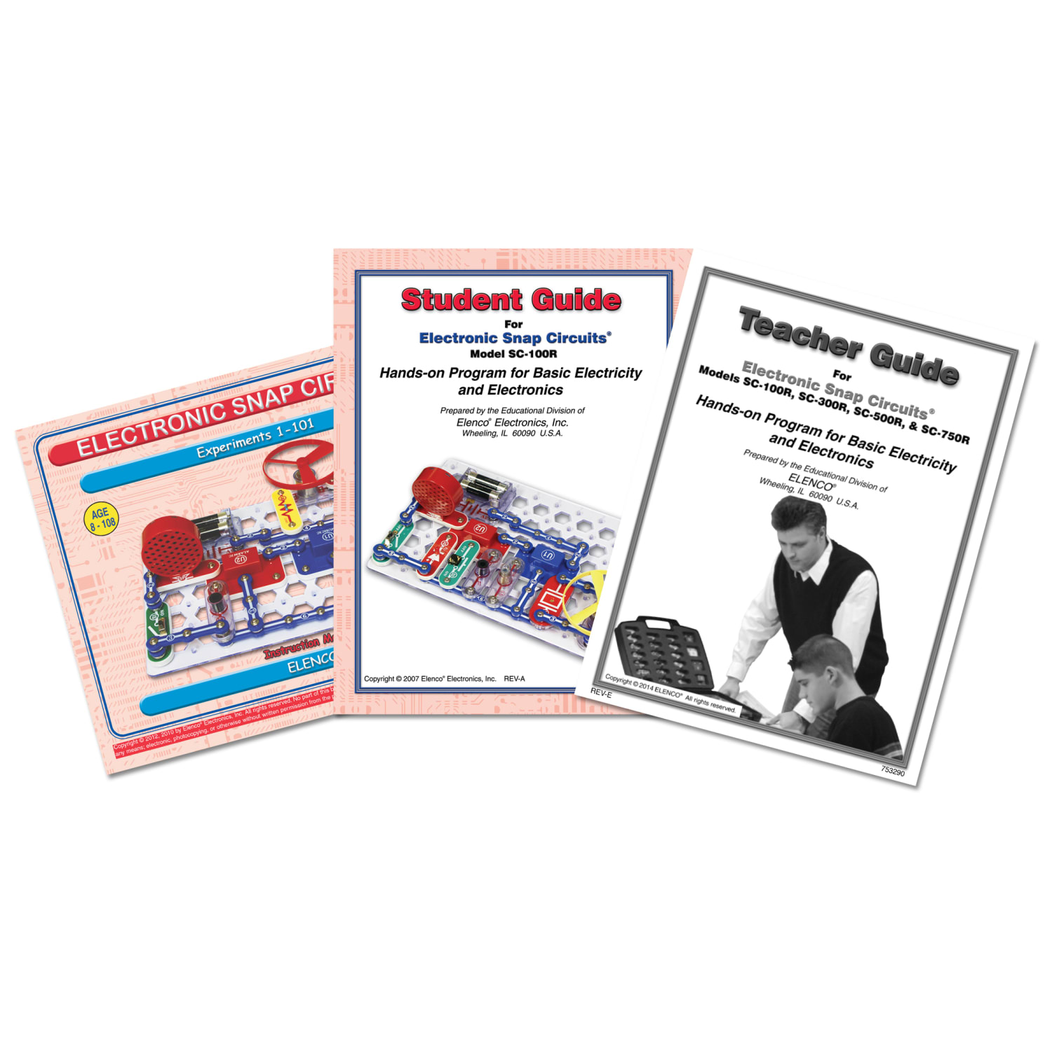 Elenco Electronics Snap Circuits Jr. 100 Experiments Set, 1 3/4inH x 9 3/4inW x 15inD, Grades 3 - 12 - Image 4