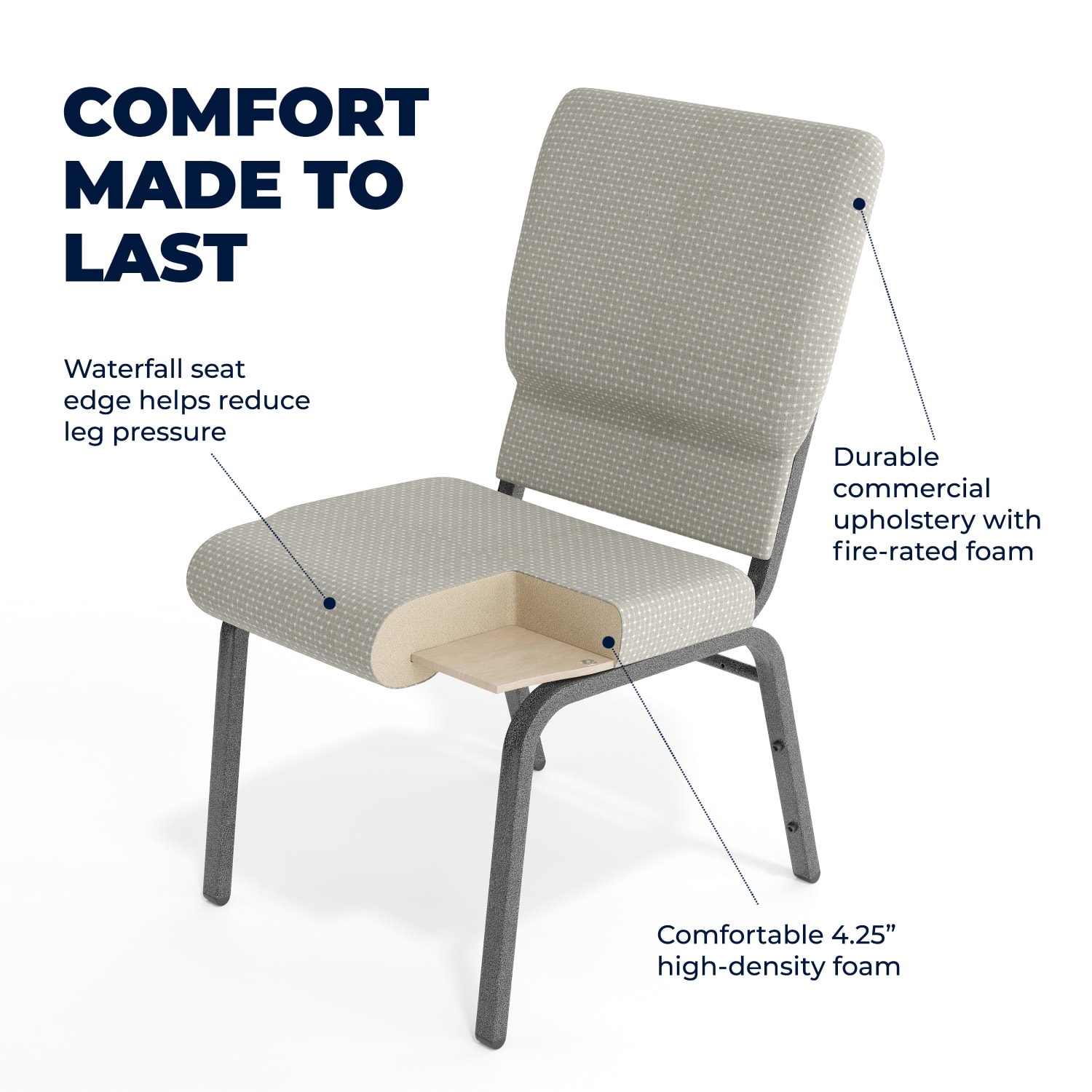 Flash Furniture HERCULES Series Stackable Church Chair Gray DotSilvervein PopularChairscom Flash Furniture HERCULES Series Stackable Church Chair Gray DotSilvervein PopularChairscom