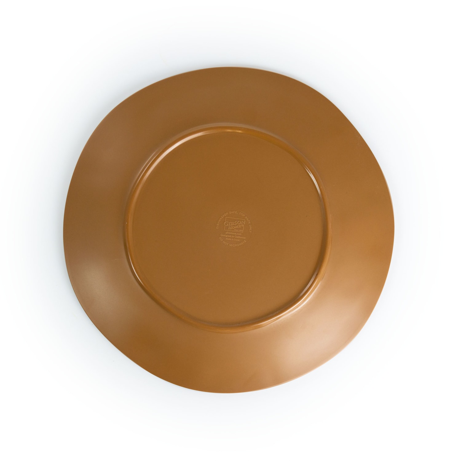 Gibson Home Woodfern 12-Piece Dinnerware Set, Brown - Image 4
