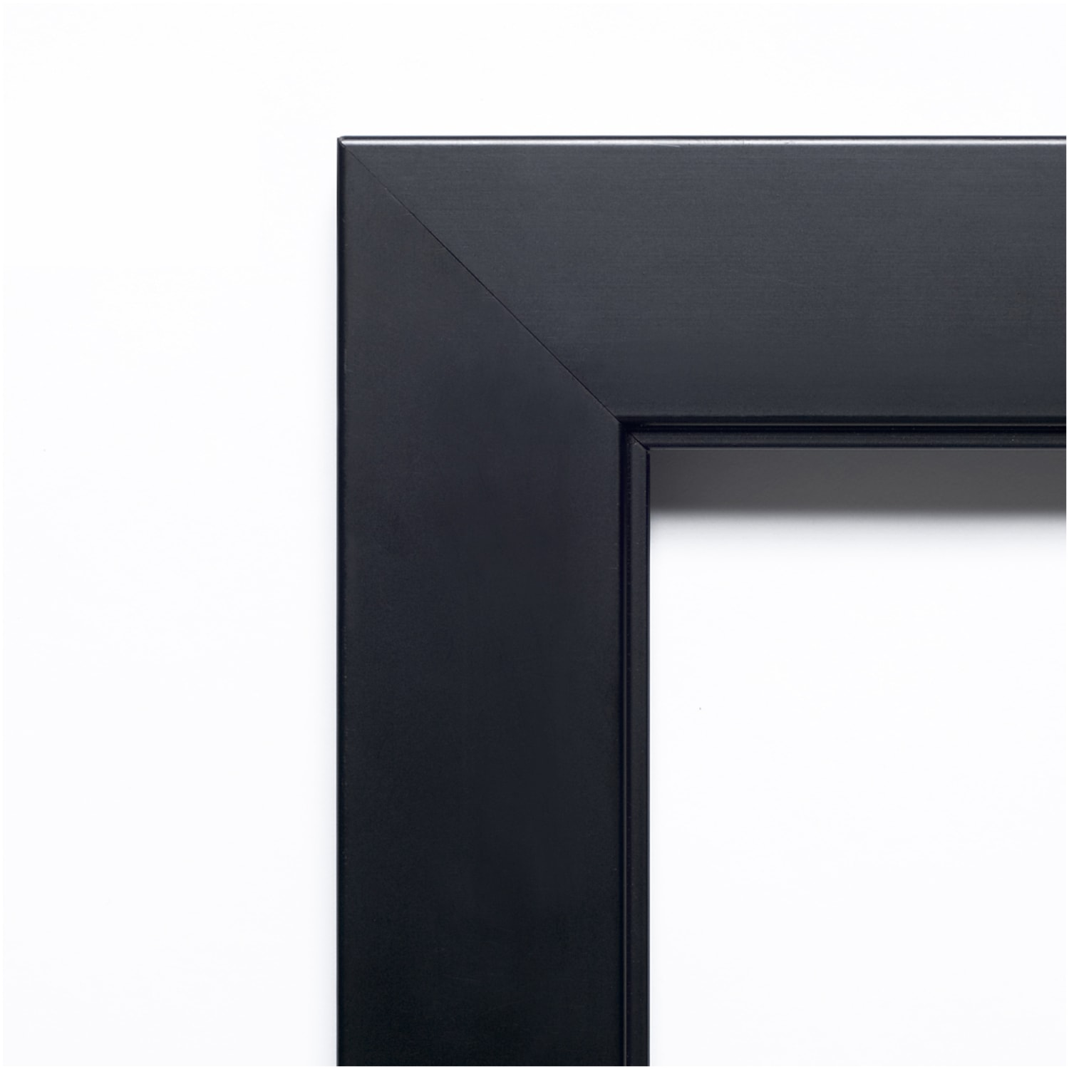 Amanti Art Corvino Narrow Wood Picture Frame, 19in x 23in, Opening Size 16in x 20in, Black - Image 4