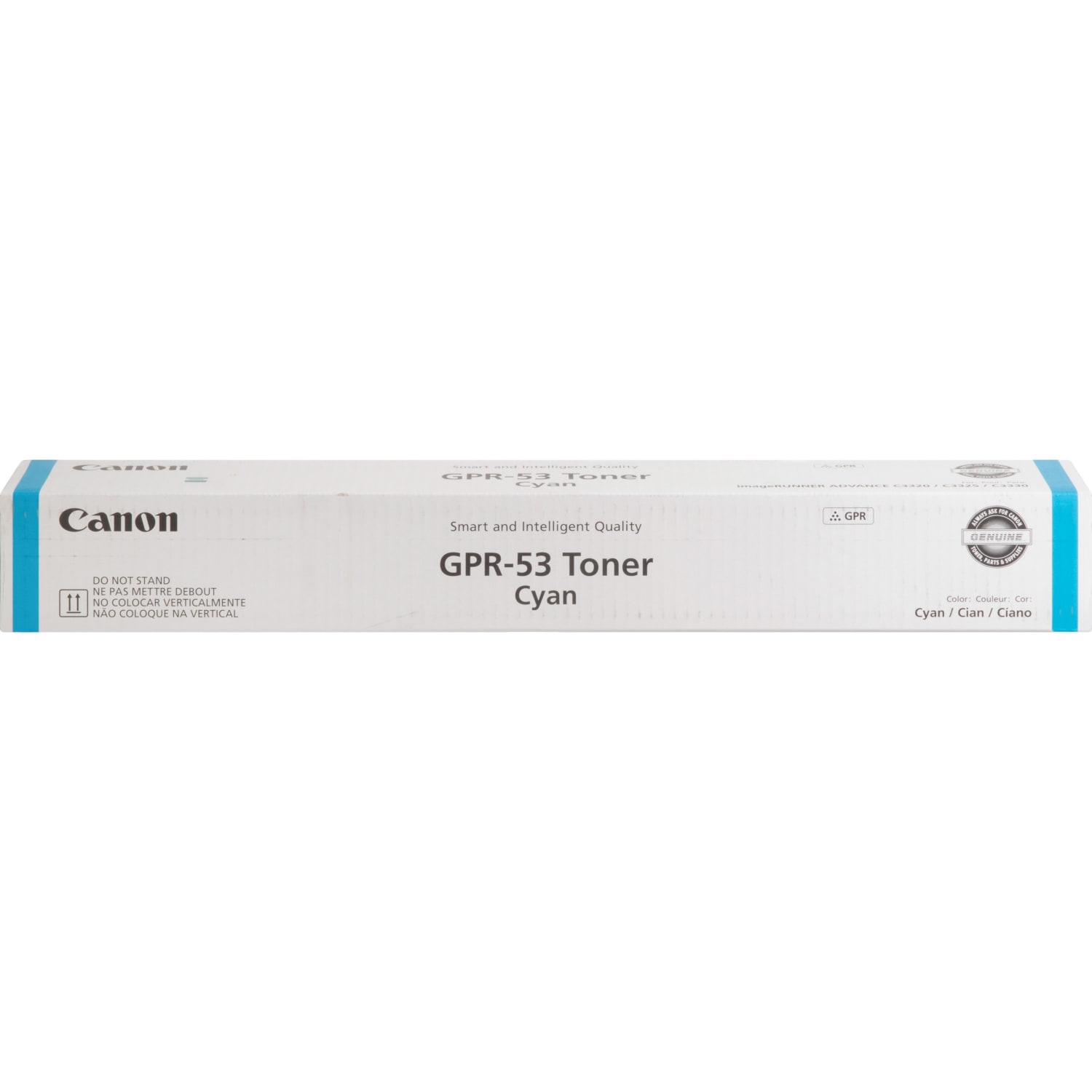 Canon GPR-53 Original Laser Toner Cartridge - Cyan - 1 Each - 19000 Pages - Image 4