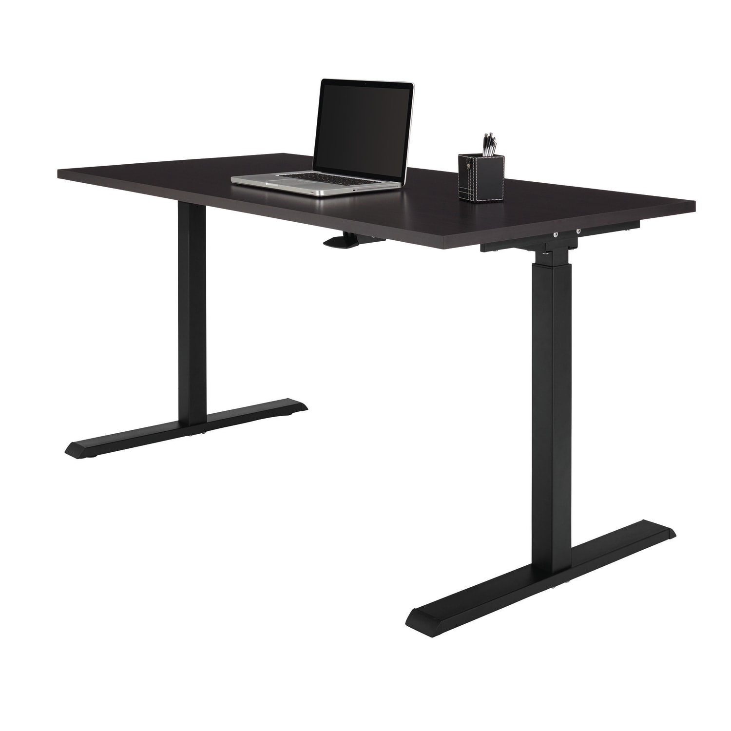Realspace® Magellan 60W Pneumatic HeightAdjustable Standing Desk Gray PopularChairscom Realspace® Magellan 60W Pneumatic Height Adjustable Standing Desk Gray PopularChairscom