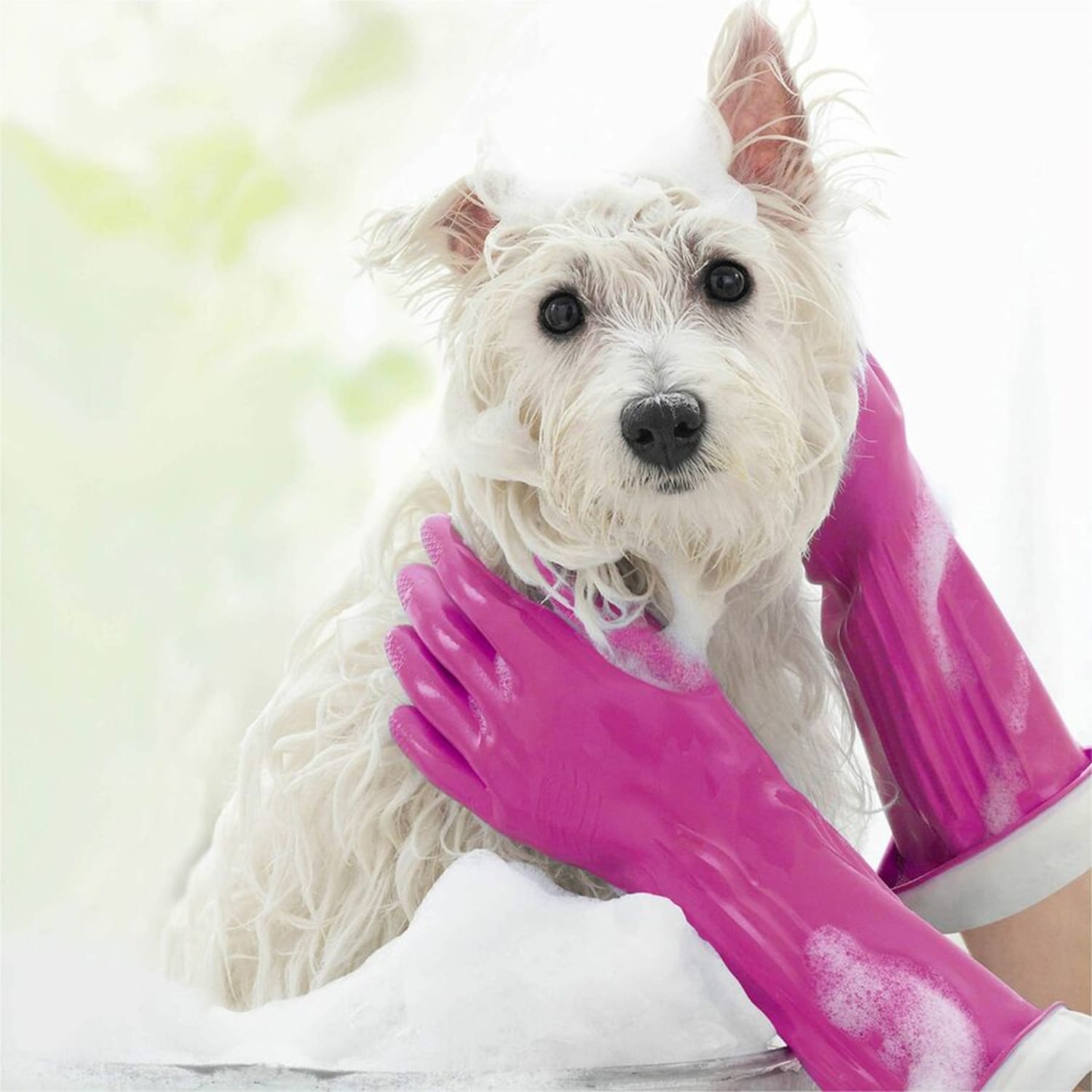 O-Cedar Playtex Living Gloves - Chemical, Bacteria Protection - Large Size - Latex, Neoprene, Nitrile - Pink - Anti-microbial, Reusable, Durable, Comfortable, Odor Resistant, Textured Palm, Textured Fingertip - For Household, Cleaning - 2 / Pair - Image 6