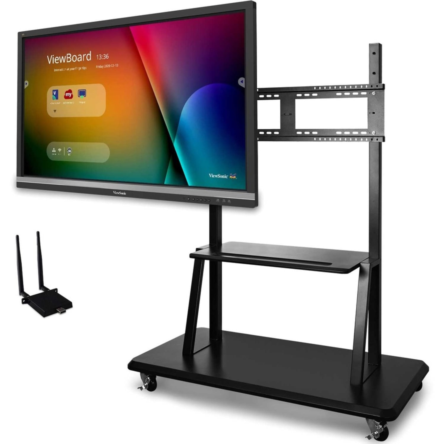 Viewsonic IFP5550-E2 - 55in ViewBoard 4K Ultra HD Interactive Flat Panel Bundle - 55in LCD - ARM Cortex A53 1.20 GHz - 2 GB - Infrared - Image 3